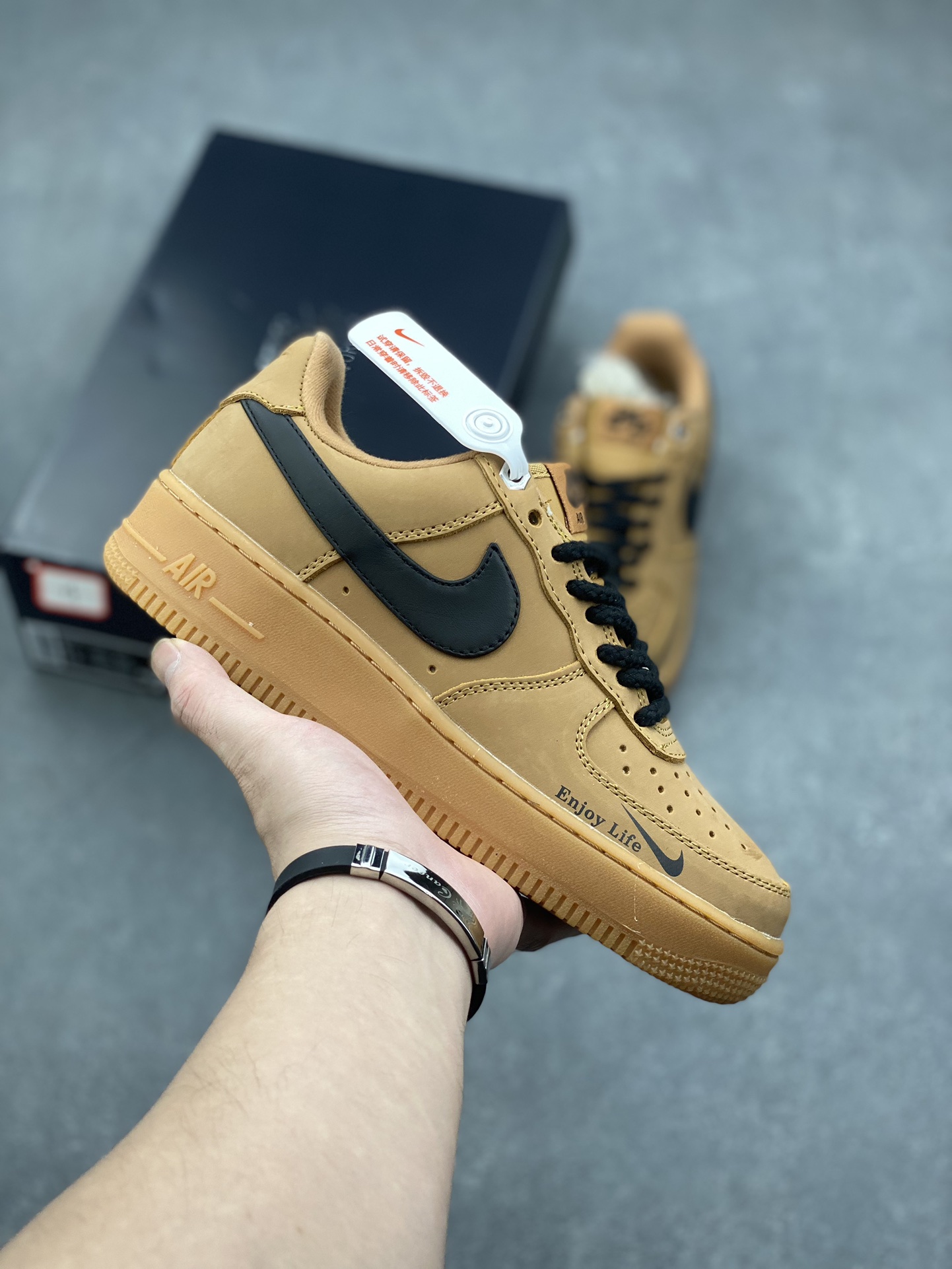 Nike Air Force 1 Low '07 Brown Black "Enjoy Life" - Style FZ7372-200 2 i1728072539 9108 0