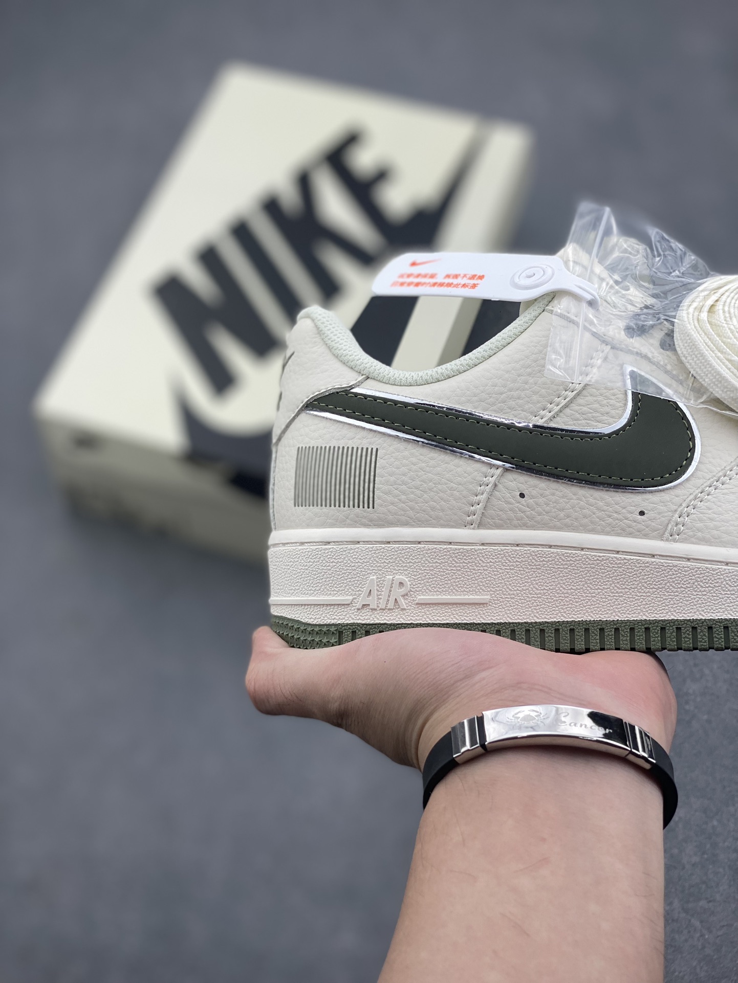 Nike Air Force 1 Low '07 "QR Code" Light Green Basketball Shoes CU1836-966 6 i1728161366 5098 8
