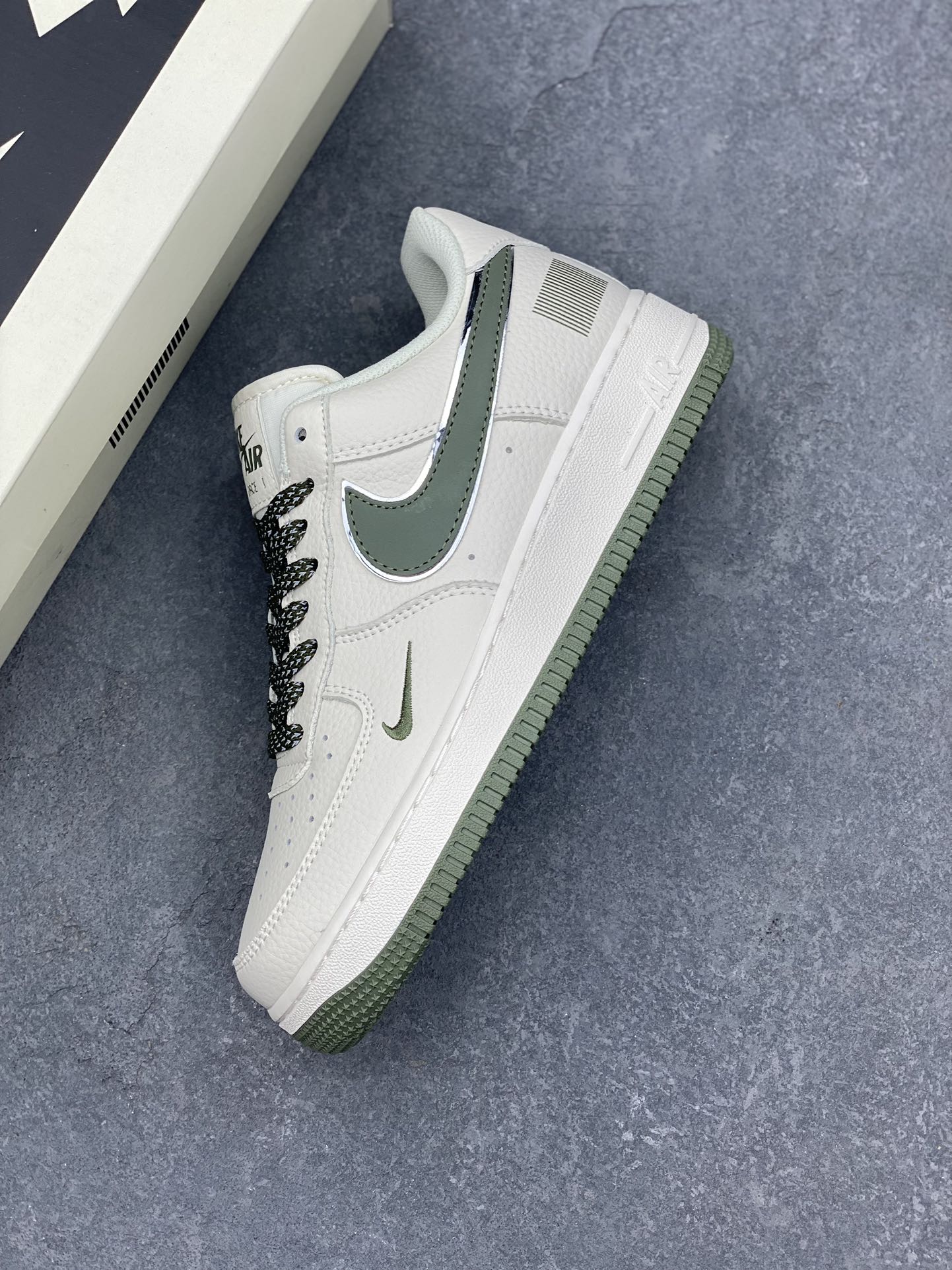 Nike Air Force 1 Low '07 "QR Code" Light Green Basketball Shoes CU1836-966 8 i1728161366 7922 4