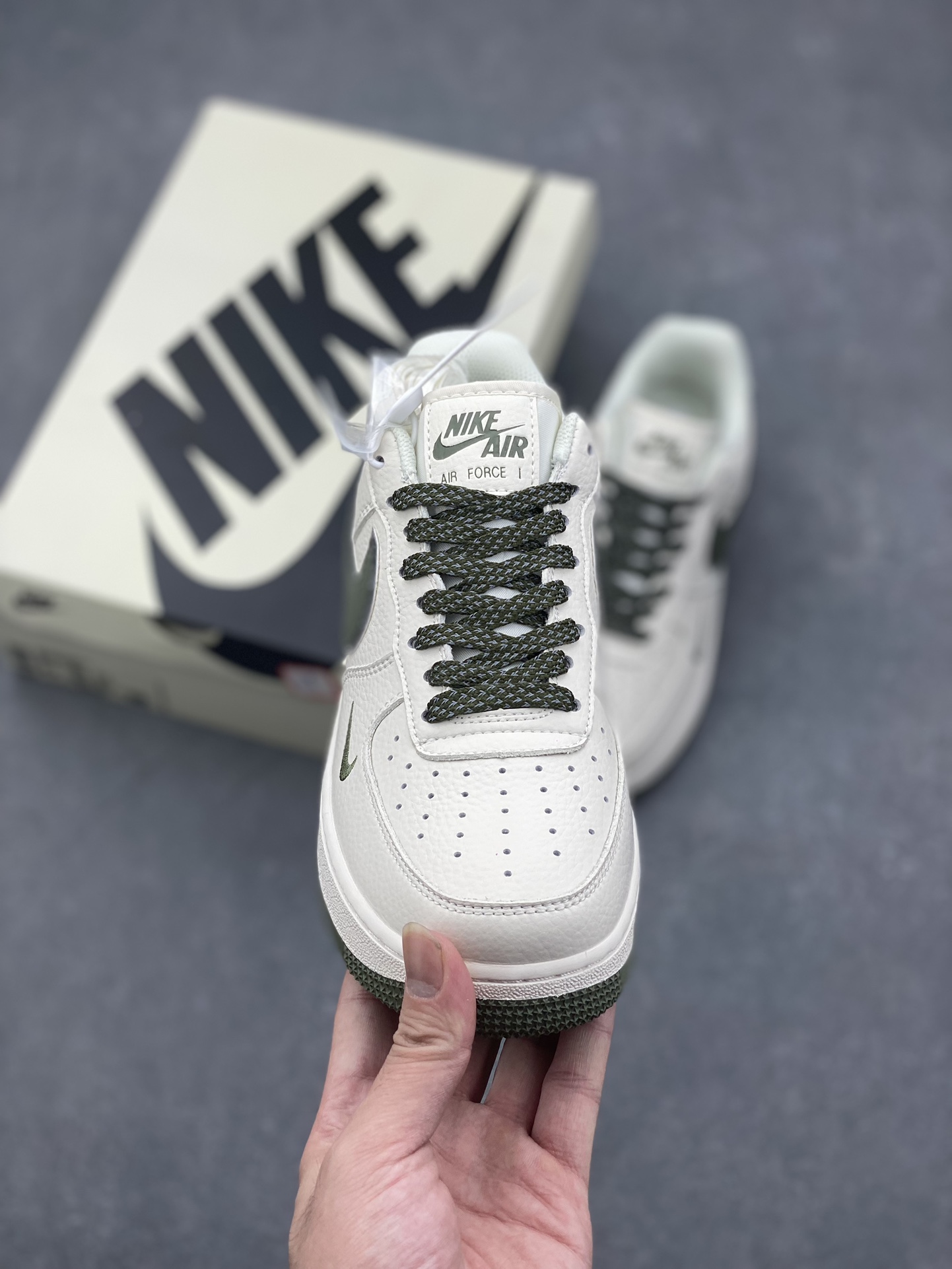 Nike Air Force 1 Low '07 "QR Code" Light Green Basketball Shoes CU1836-966 3 i1728161366 927 0