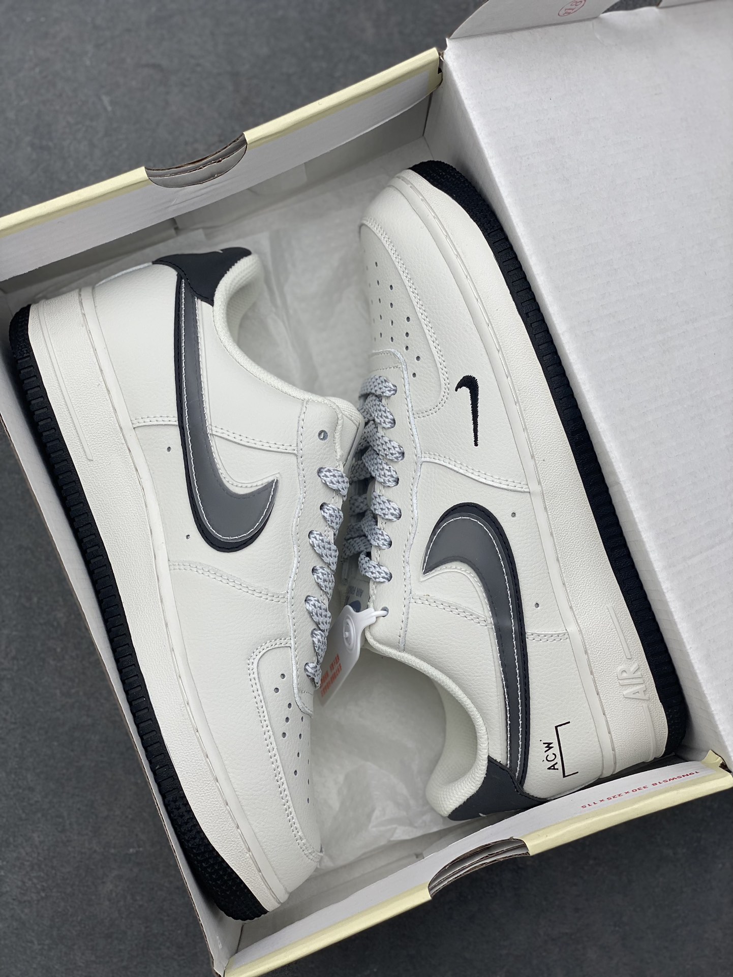 Nike Air Force 1 Low 07 ACW White Black Sneakers Authentic Low-Top 10 i1728161939 2934 6