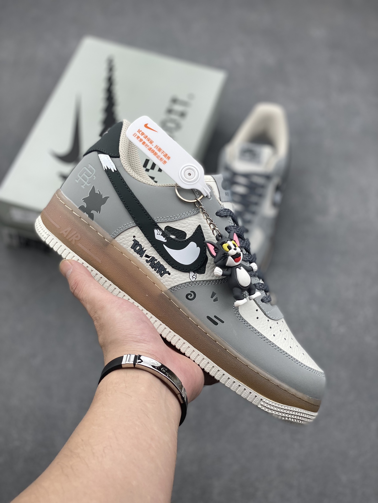 Nike Air Force 1 '07 Low Tom and Jerry Custom Casual Sneakers CW1888-806 2 i1728162185 1473 5