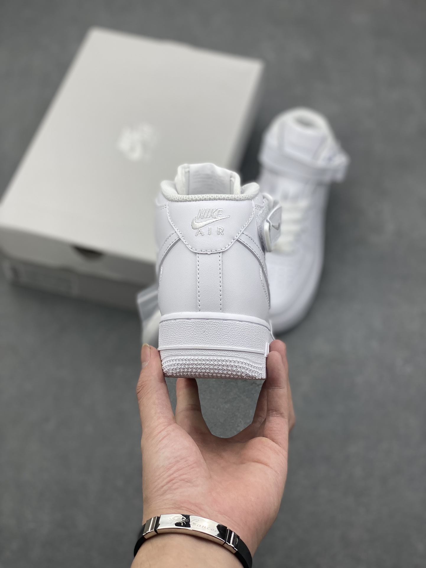 Nike Air Force 1 Mid 'White' Leather Upper, Cushioned Midsole - Style CW2289-111 5 i1728162473 8322 1