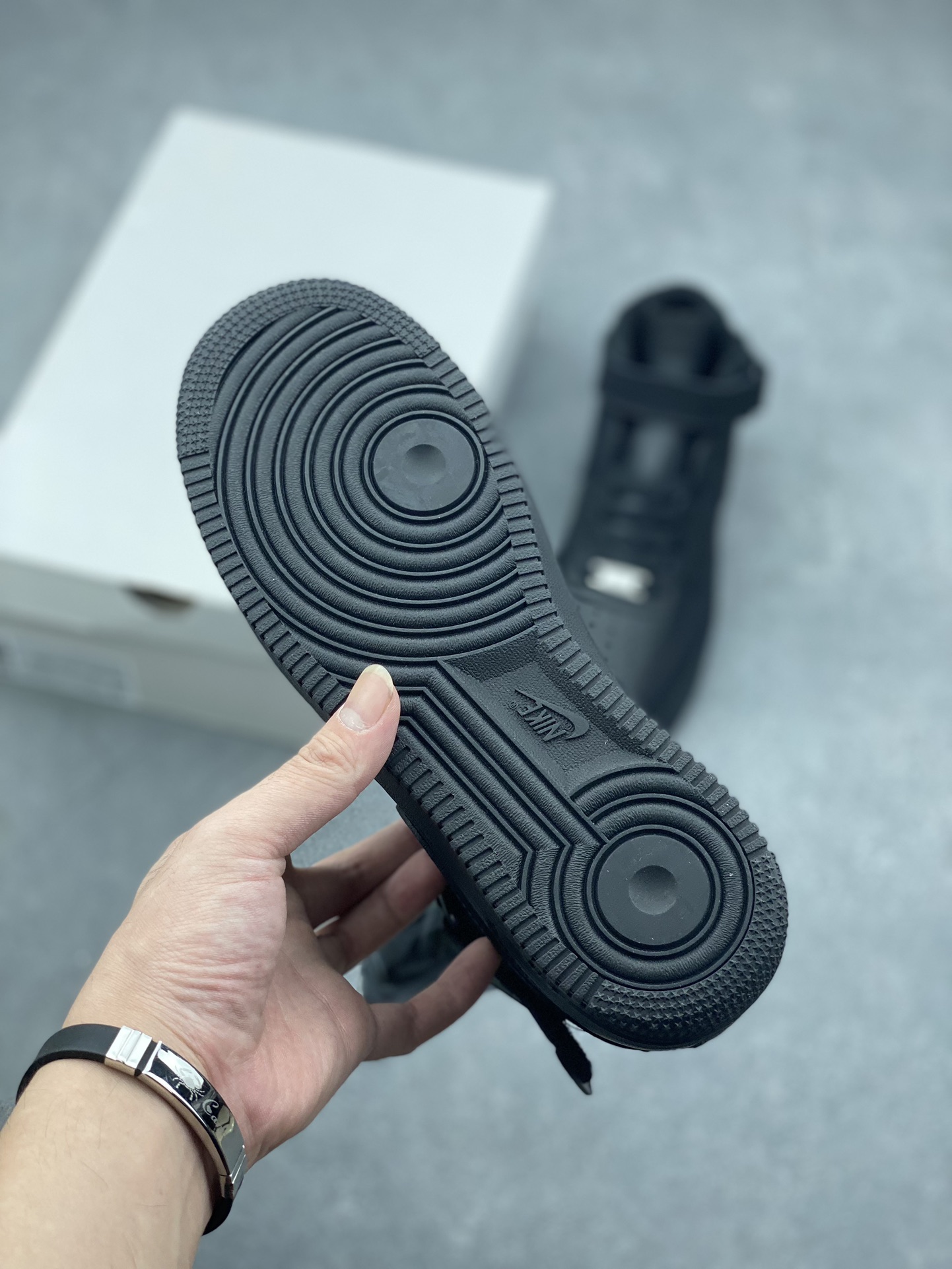 Nike Air Force 1 Low 'Black' Mid-Top Leather Sneakers - Style 315123-001 7 i1728162518 4979 7