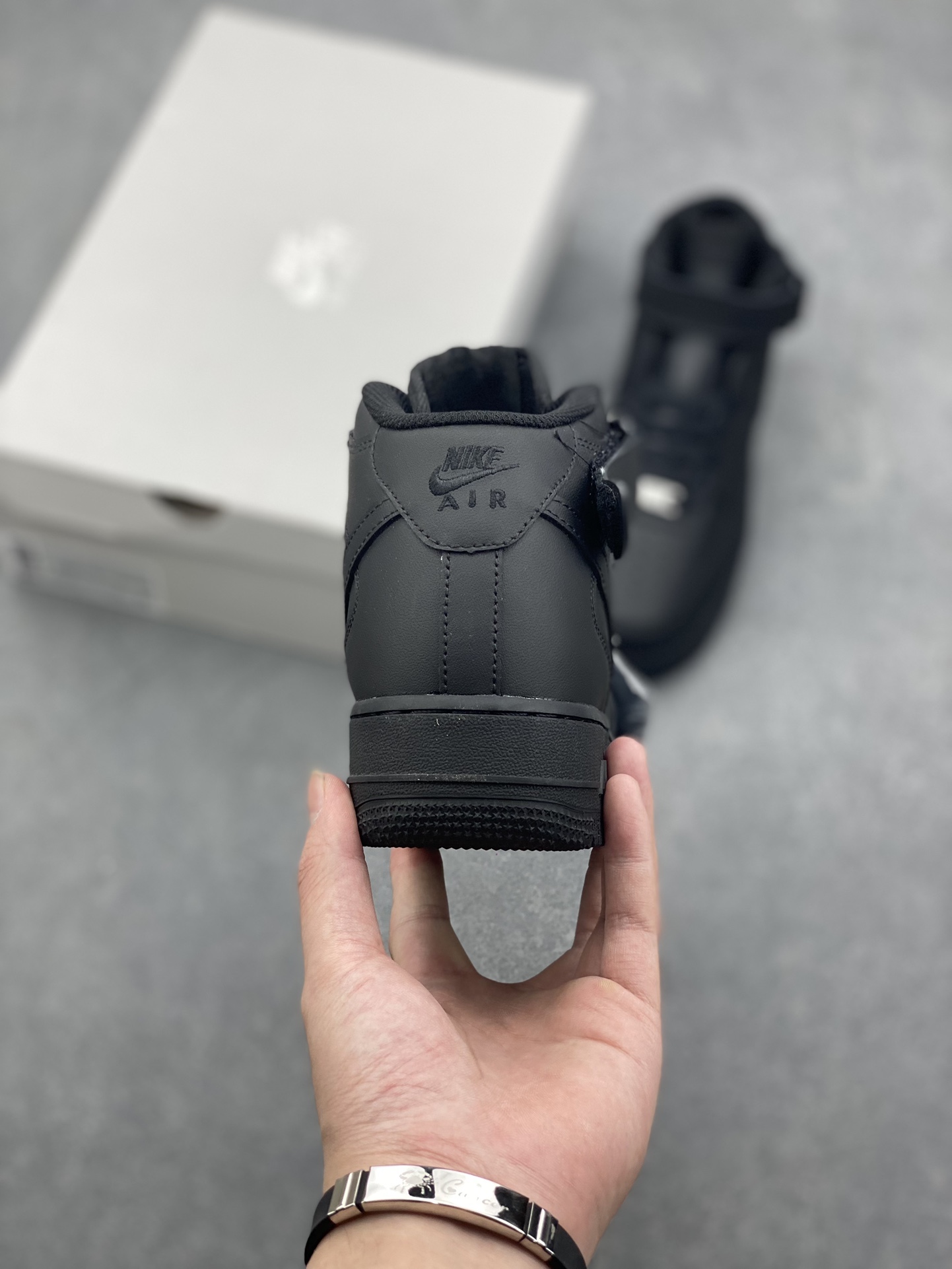 Nike Air Force 1 Low 'Black' Mid-Top Leather Sneakers - Style 315123-001 5 i1728162518 6248 2