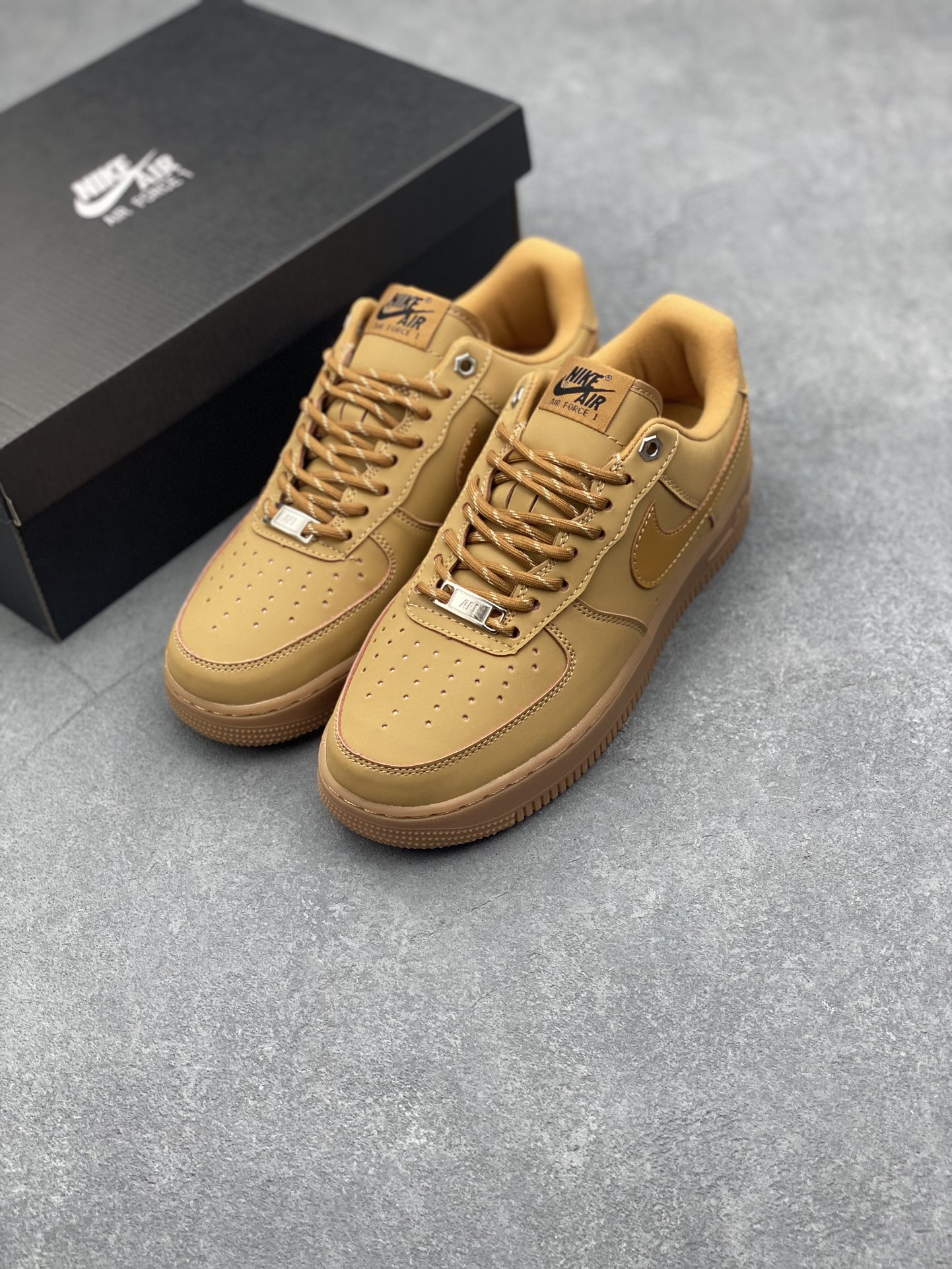 Nike Air Force 1 Low '07 Wheat Casual Shoes CJ9179-200 - Classic Style 9 i1728162618 4941 3