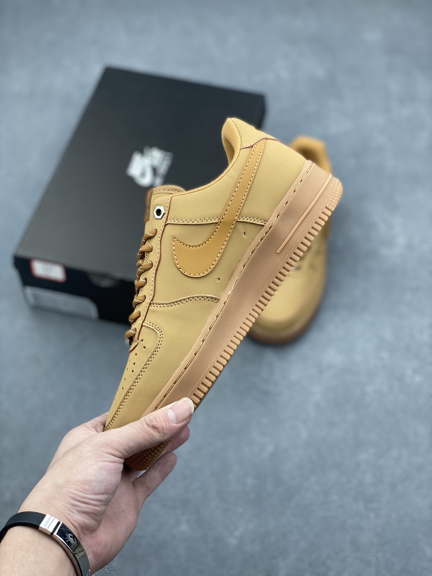 Nike Air Force 1 Low '07 Wheat Casual Shoes CJ9179-200 - Classic Style 4 i1728162618 7482 5