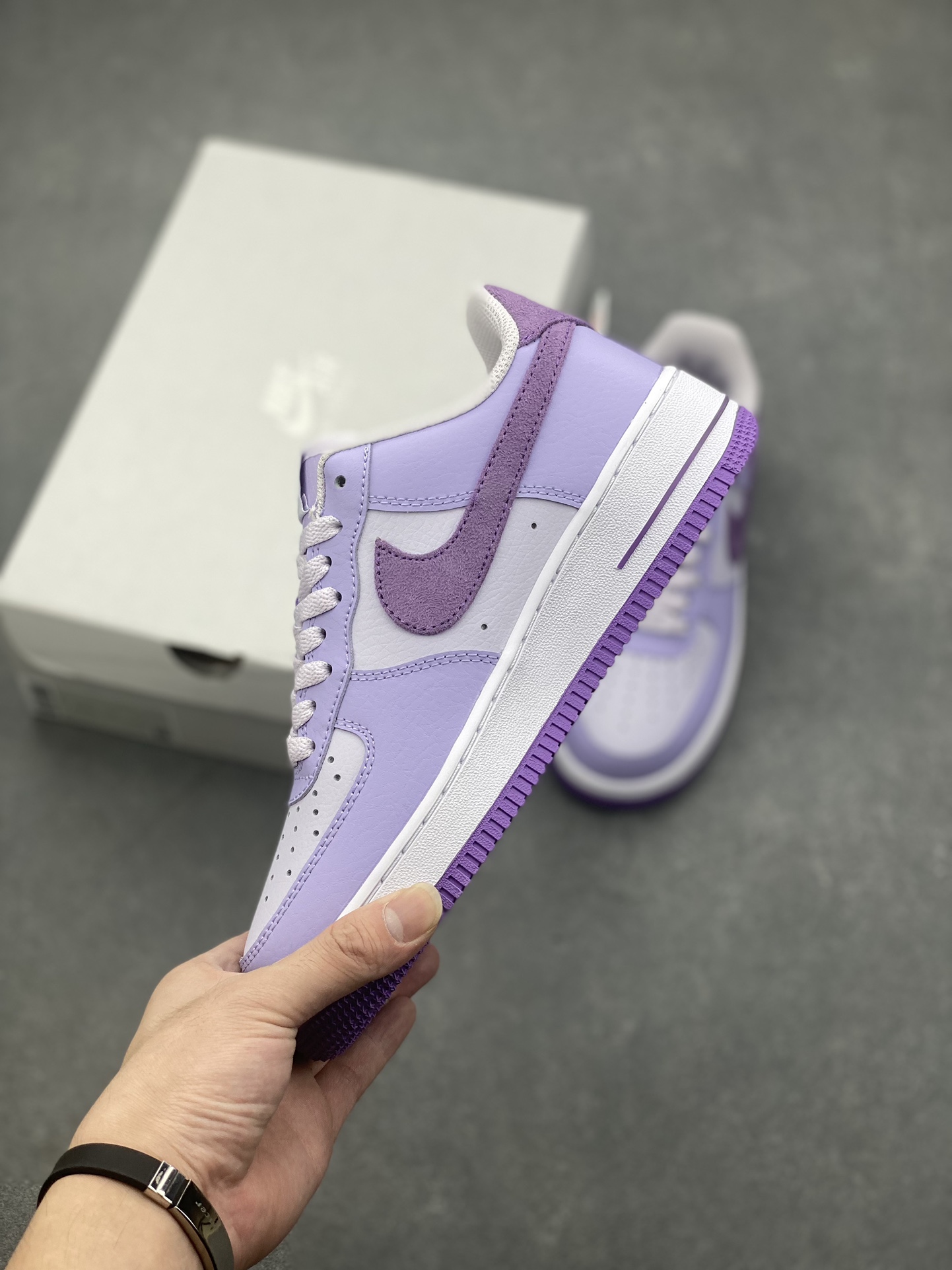 Nike Air Force 1 Low 07 NN White Purple Women's Shoes (HQ3905-500) 4 i1728250764 5685 3