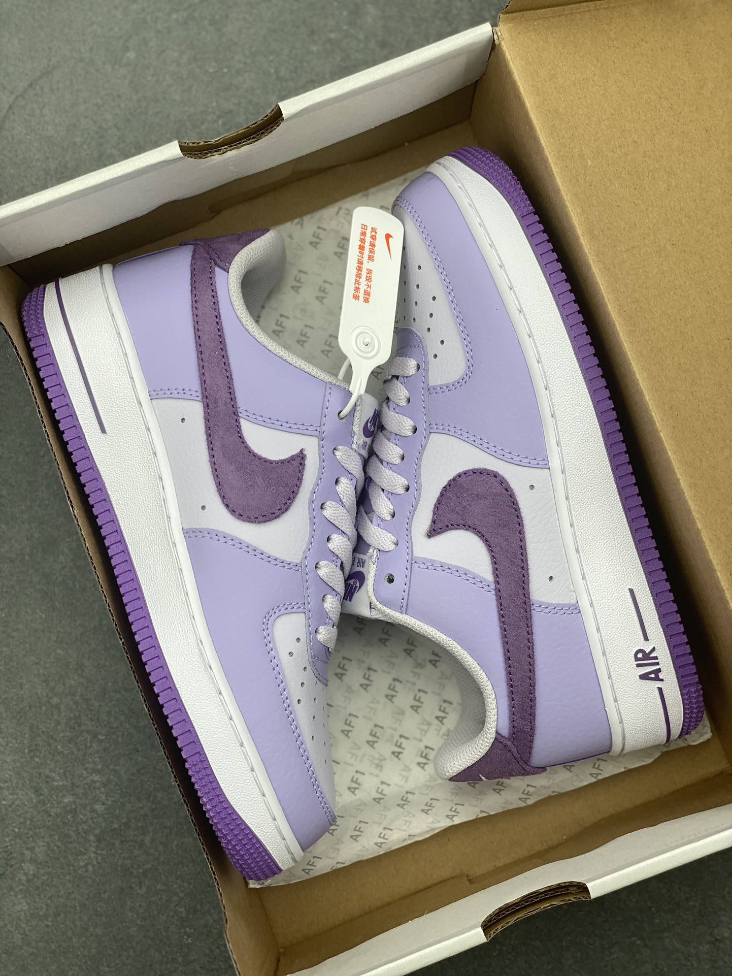 Nike Air Force 1 Low 07 NN White Purple Women's Shoes (HQ3905-500) 10 i1728250764 8710 1