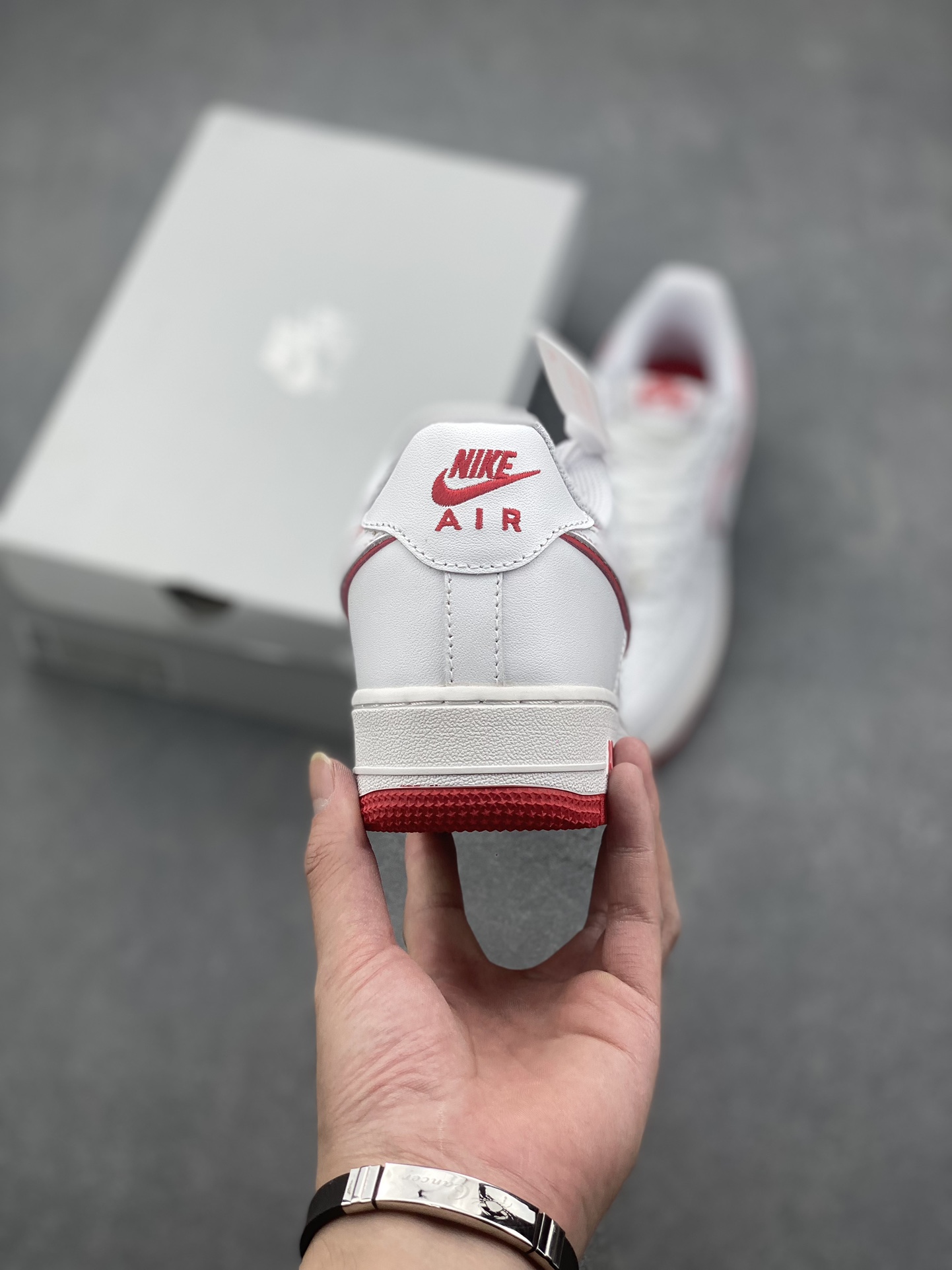 Nike Air Force 1 Low '07 White/Red Casual Sneakers (DV0788-102) 5 i1728251404 8562 3