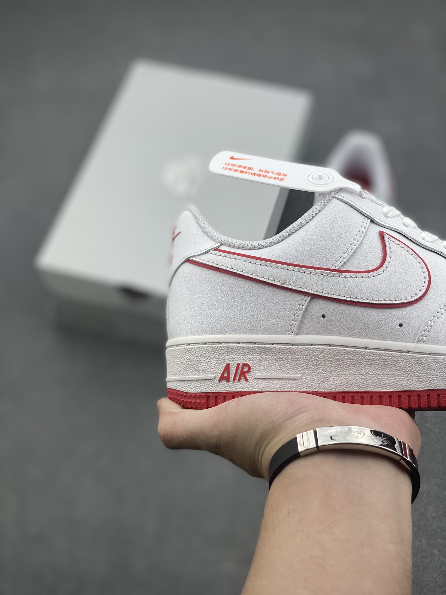 Nike Air Force 1 Low '07 White/Red Casual Sneakers (DV0788-102) 6 i1728251405 5620 7