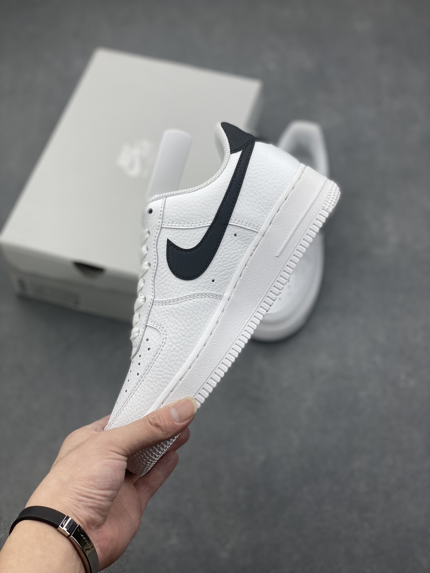 Nike Air Force 1 Low '07 White/Black Leather Sneakers CT2302-100 4 i1728251538 8488 1
