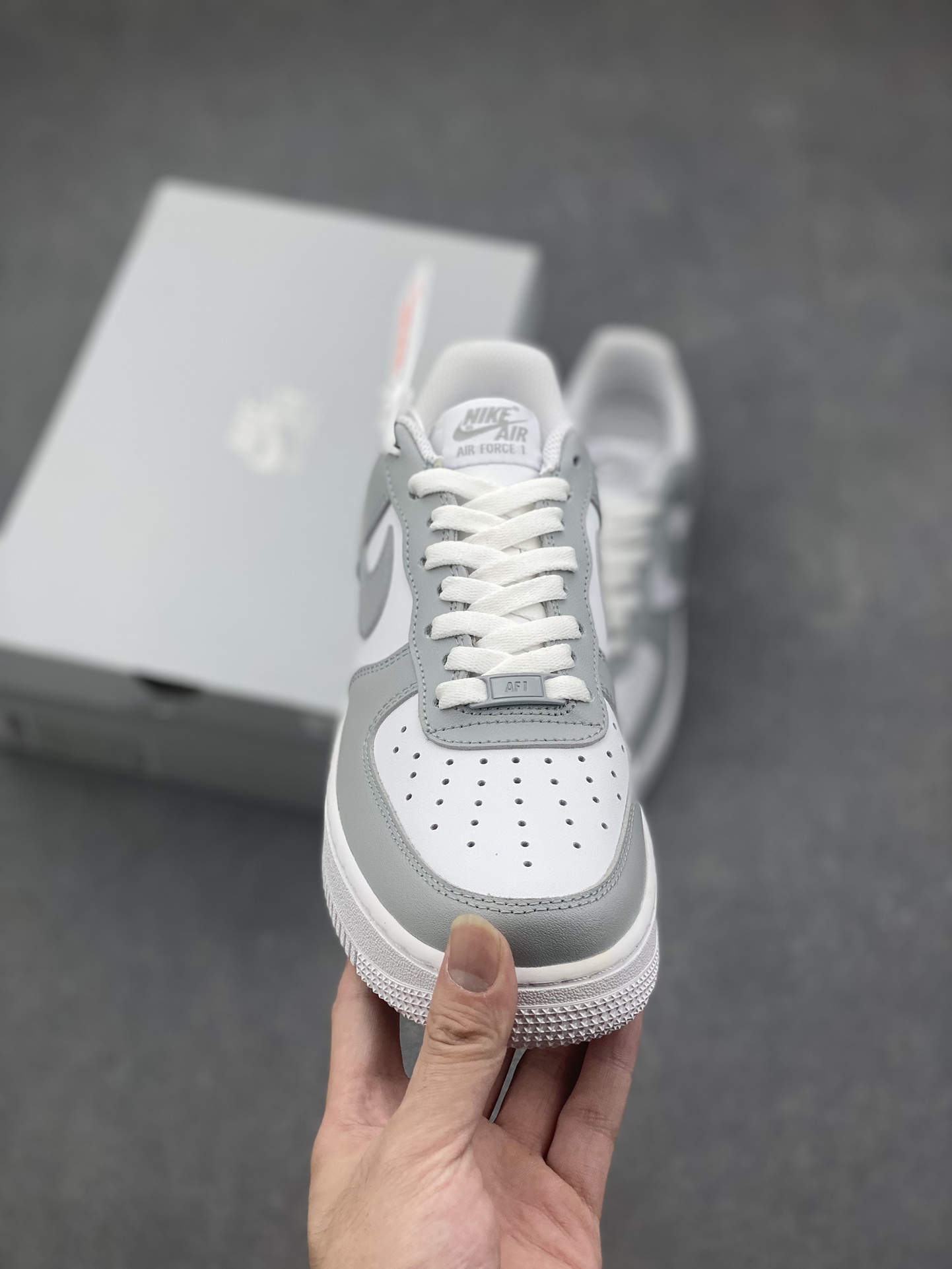 Nike Air Force 1 '07 Low-Top Casual Sneakers - Grey/White, FD9763-101 3 i1728252394 2097 3