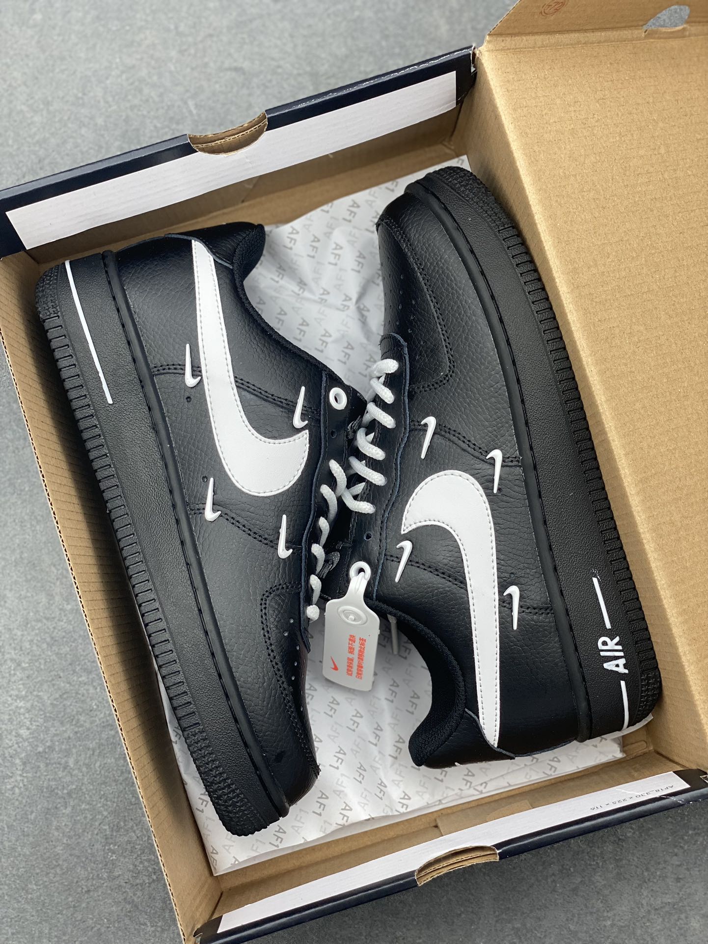 Nike Air Force 1 '07 Low Black & White Casual Sneakers - HQ1180-001 10 i1728327391 4359 8