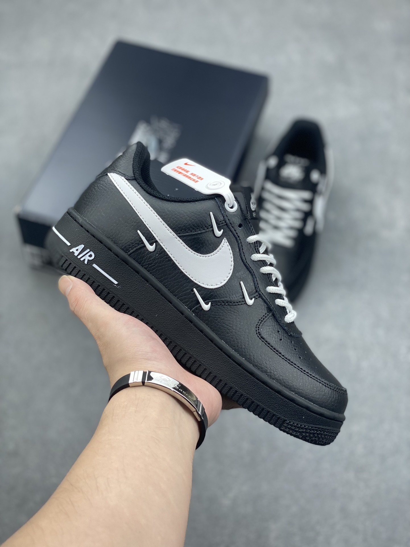 Nike Air Force 1 '07 Low Black & White Casual Sneakers - HQ1180-001 2 i1728327391 6363 3