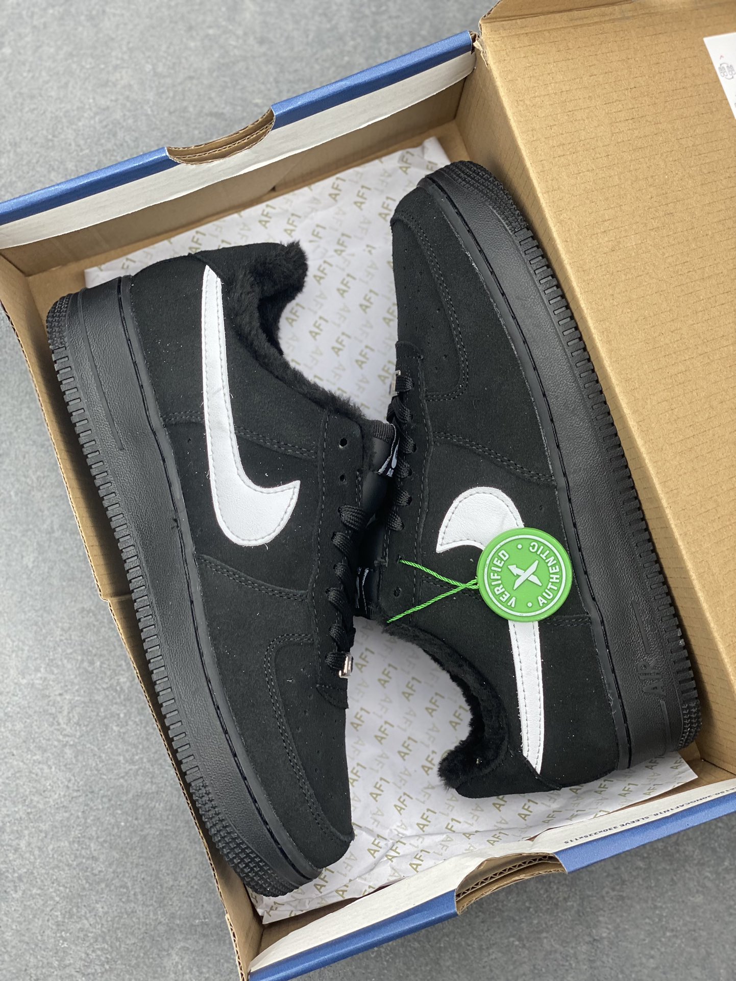 Nike Air Force 1 '07 Low Black/White Casual Sneakers 10 i1728597627 9628 8