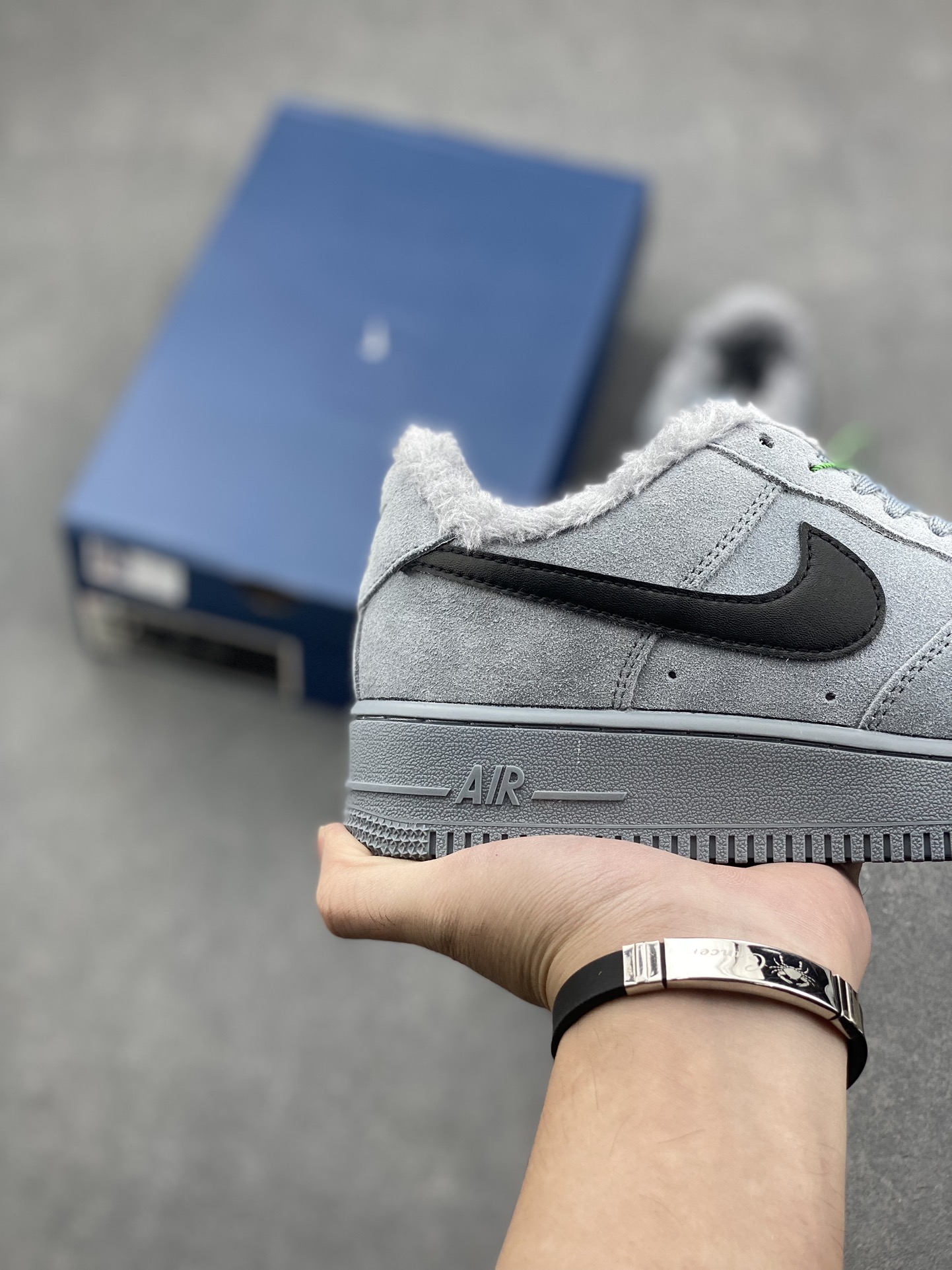 Nike Air Force 1 '07 Low Grey Suede Casual Sneakers 6 i1728597659 3827 6