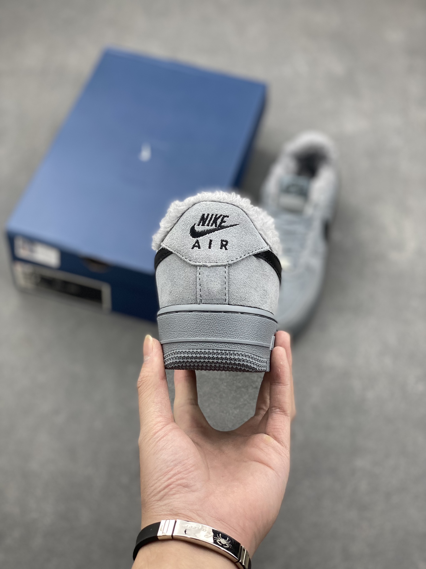 Nike Air Force 1 '07 Low Grey Suede Casual Sneakers 5 i1728597659 485 8