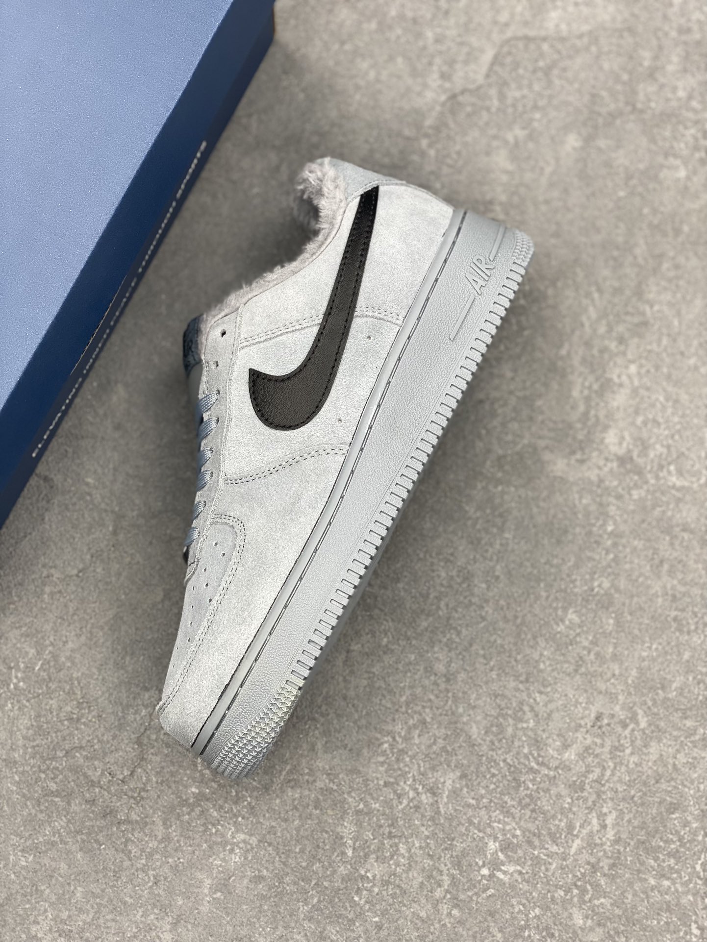 Nike Air Force 1 '07 Low Grey Suede Casual Sneakers 8 i1728597659 8901 5