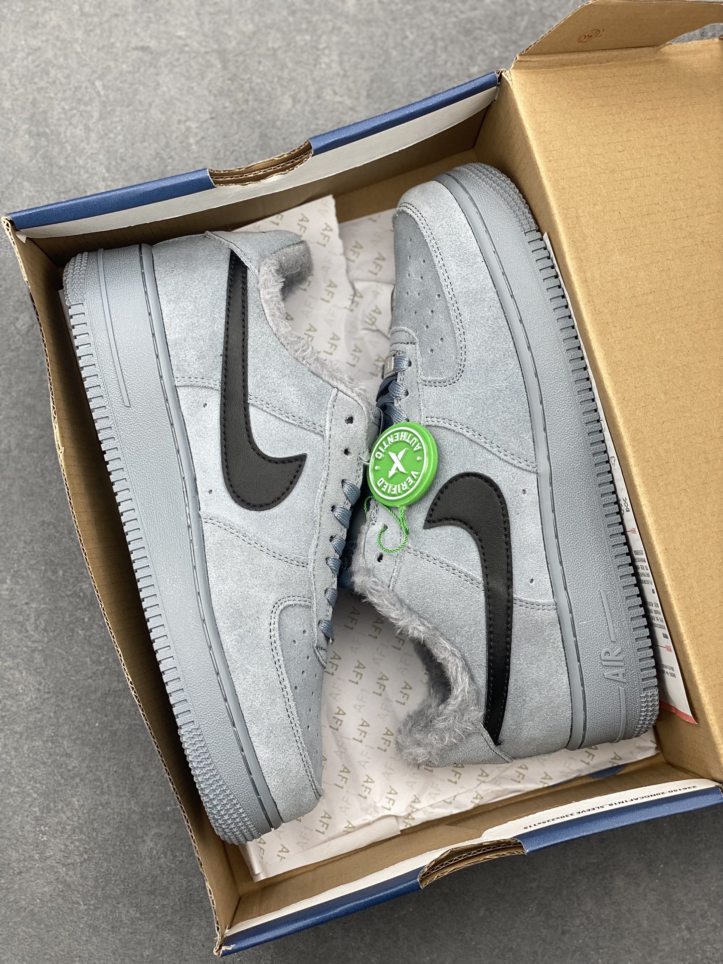 Nike Air Force 1 '07 Low Grey Suede Casual Sneakers 10 i1728597668 6722 0
