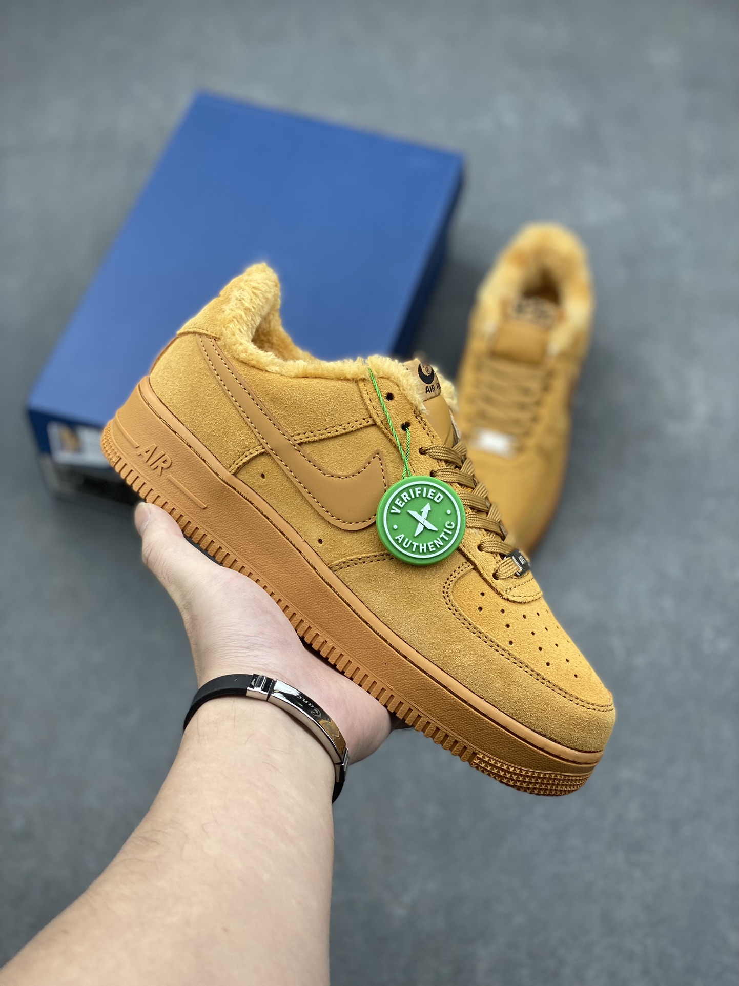 Nike Air Force 1 '07 Low Wheat Gold Casual Shoes - All-Day Comfort 2 i1728597692 7907 6