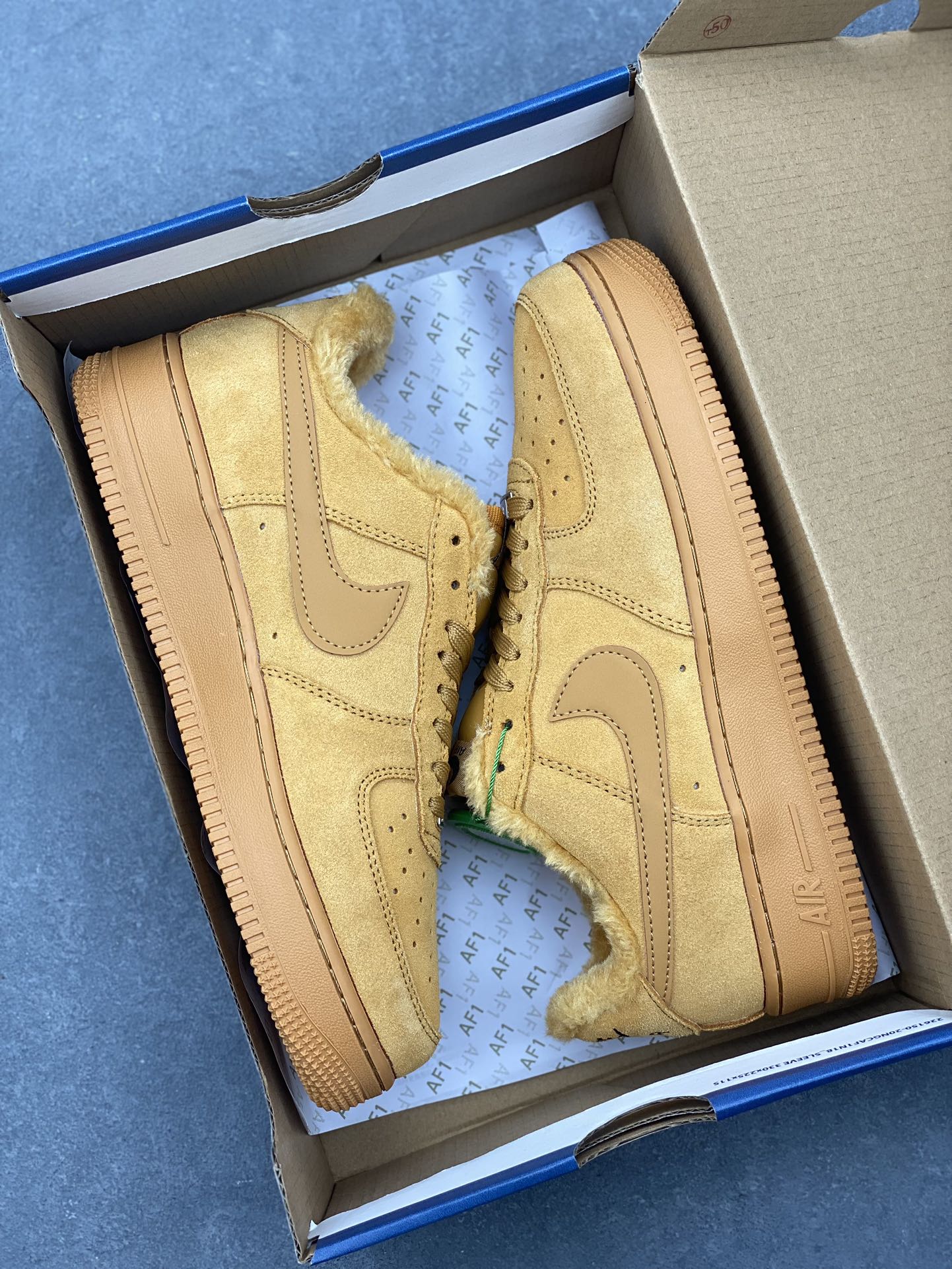 Nike Air Force 1 '07 Low Wheat Gold Casual Shoes - All-Day Comfort 10 i1728597692 8973 8
