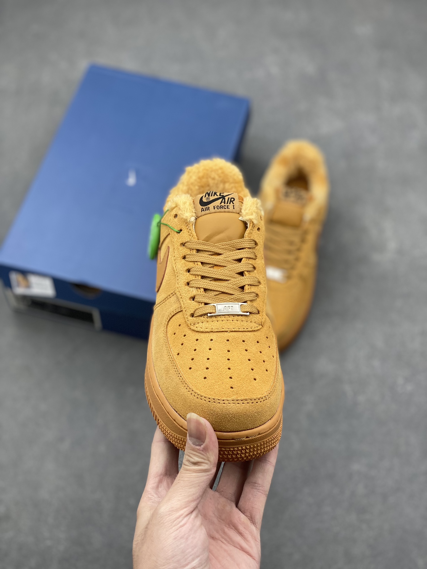 Nike Air Force 1 '07 Low Wheat Gold Casual Shoes - All-Day Comfort 3 i1728597692 9873 3