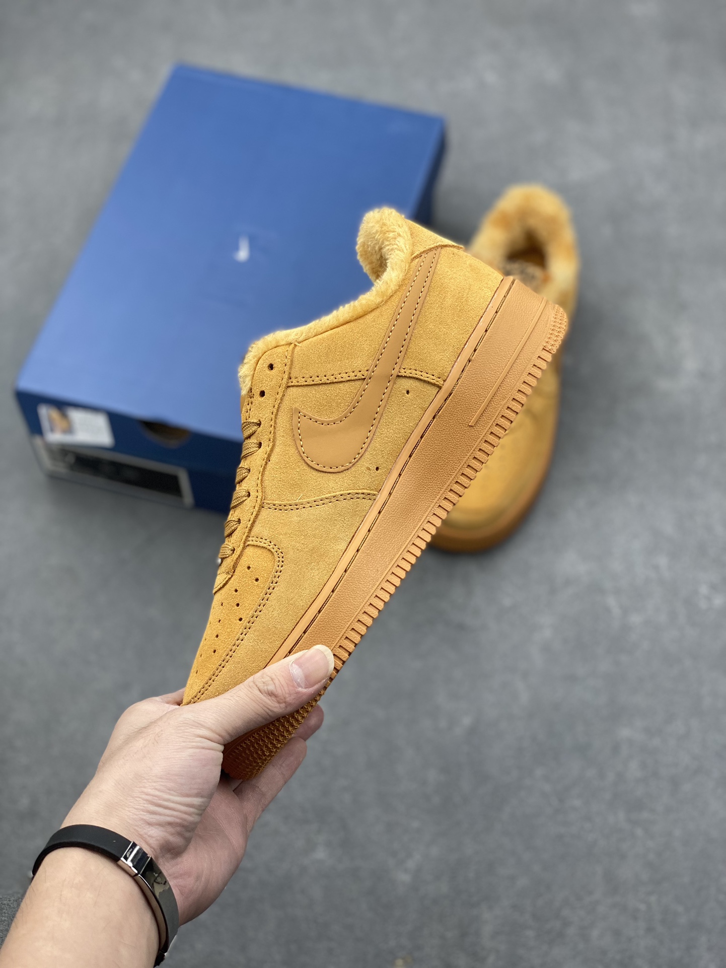 Nike Air Force 1 '07 Low Wheat Gold Casual Shoes - All-Day Comfort 4 i1728597702 2265 0