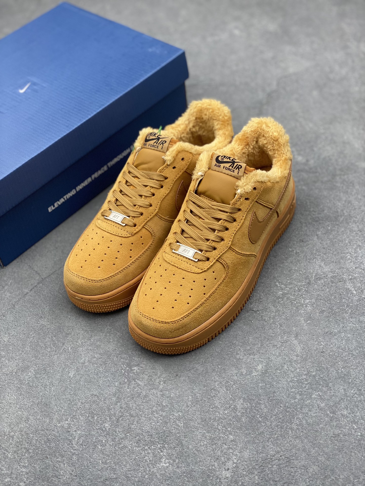 Nike Air Force 1 '07 Low Wheat Gold Casual Shoes - All-Day Comfort 9 i1728597702 5163 0