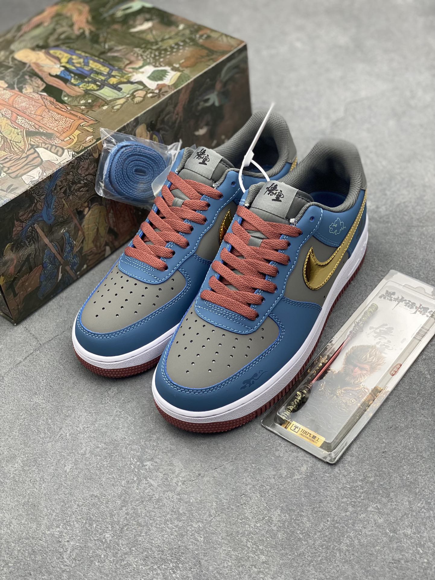 Nike Air Force 1 '07 Low 'Sun Wukong' Casual Sneakers CW2288-111 9 i1728670855 2338 4