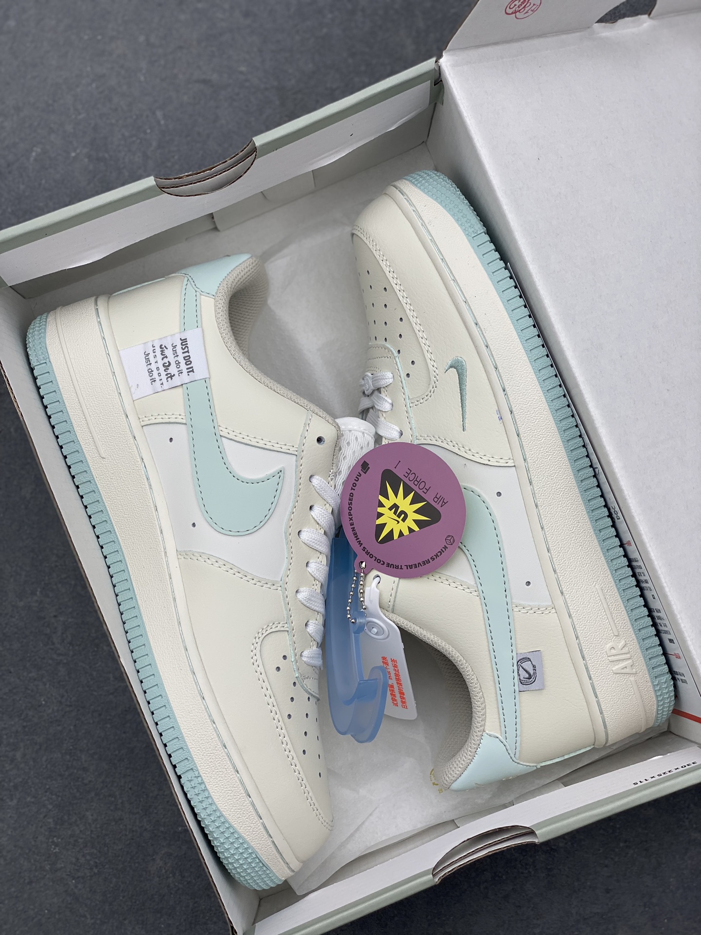 Nike Air Force 1 '07 Low Floating Ice FB1839-211 Women's Casual Shoes 10 i1728670950 2741 0