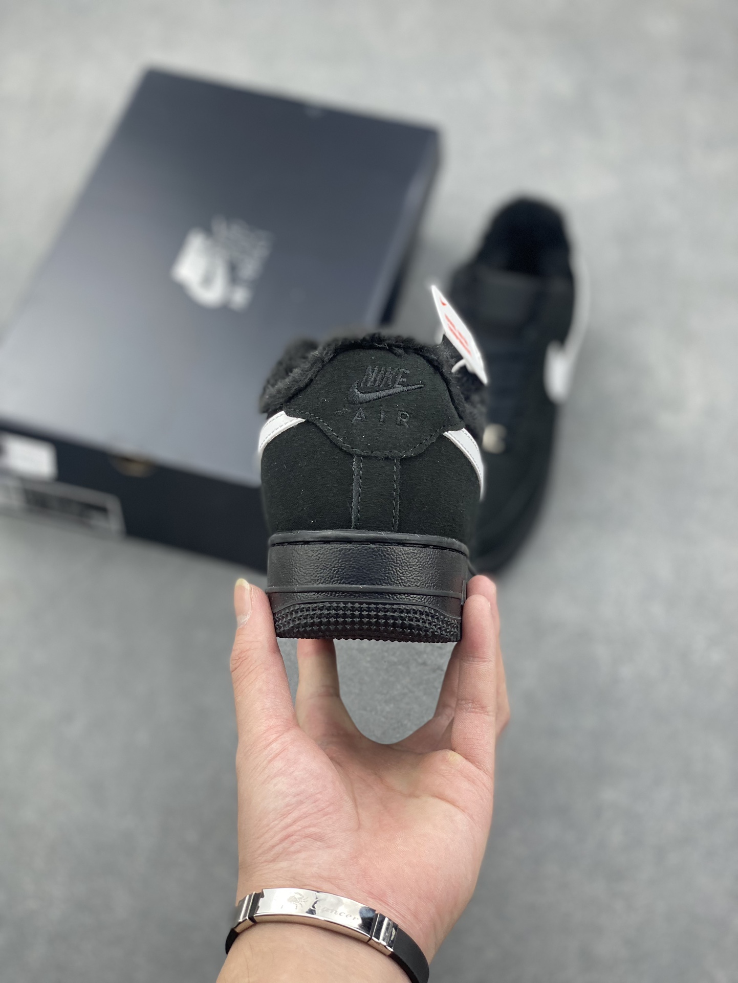 Nike X Ambush Air Force 1 Low Black DV3464-001 Leather Structure Sneakers 5 i1728762426 4301 2