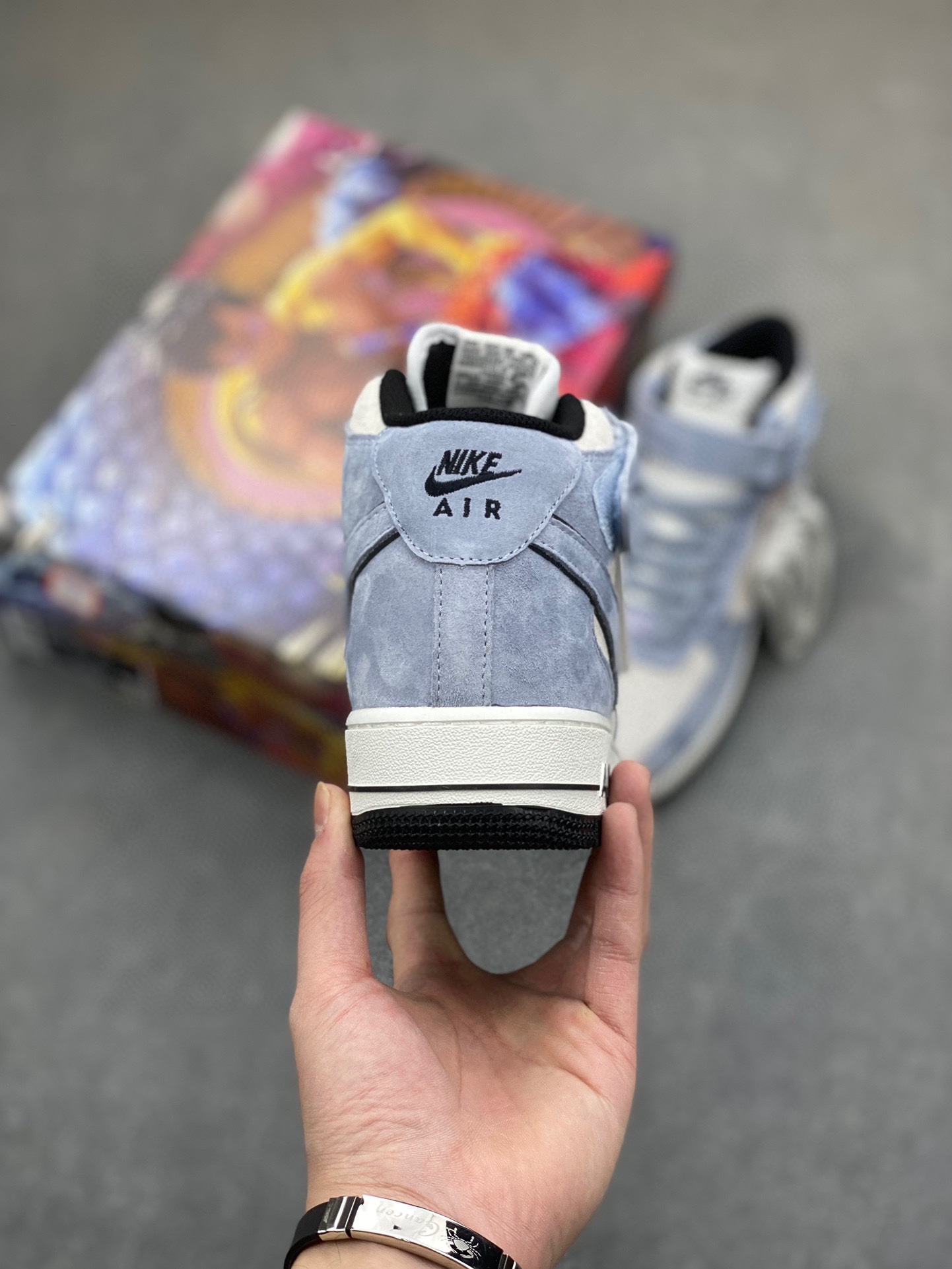 Nike Air Force 1 Mid '07 Light Blue Suede Casual Sneakers CG9904-104 5 i1728762486 269 1