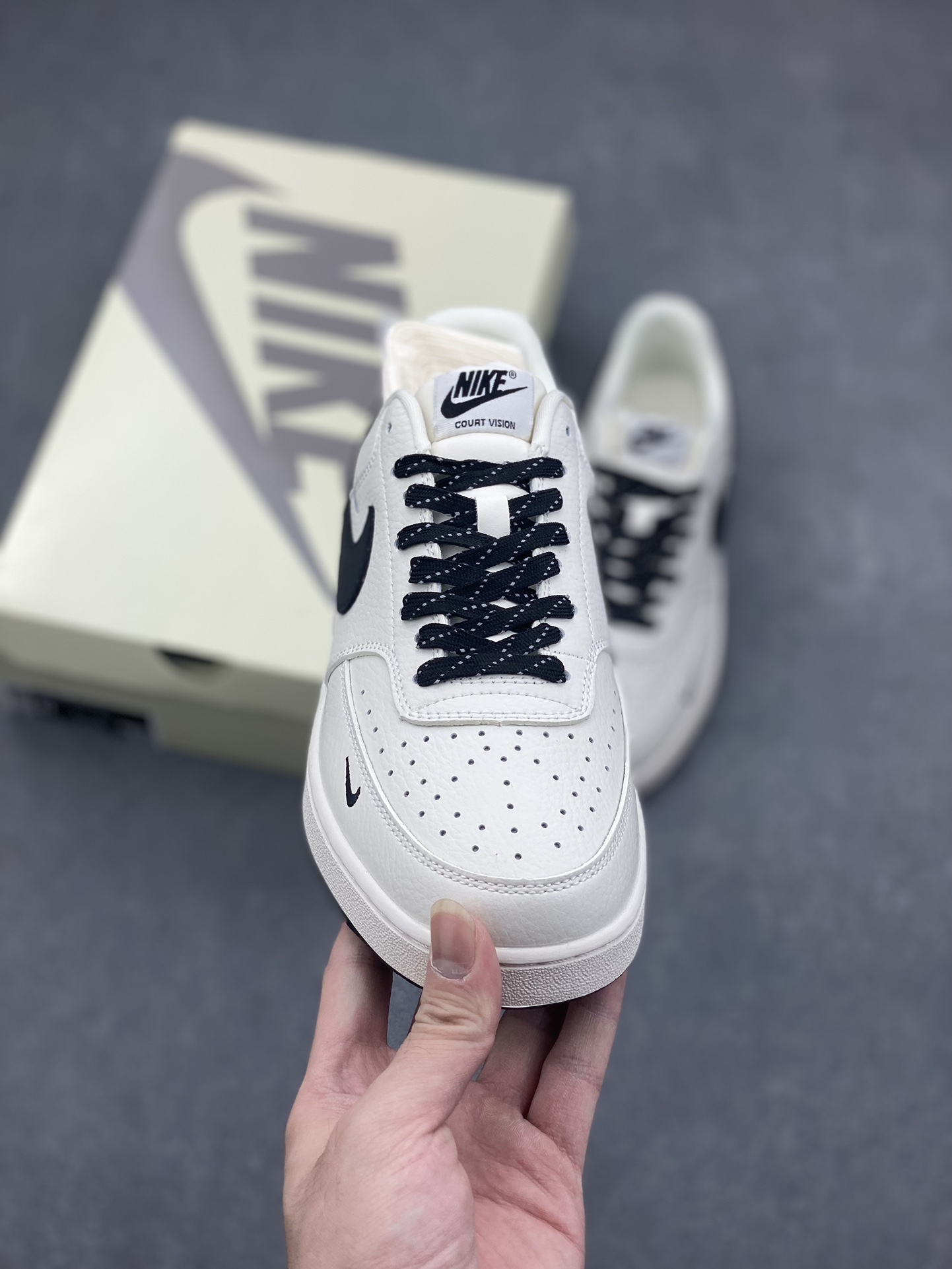 Nike Court Vision Low Triple Swoosh Sneakers - Versatile, Durable & Comfortable 3 i1728762645 2965 5