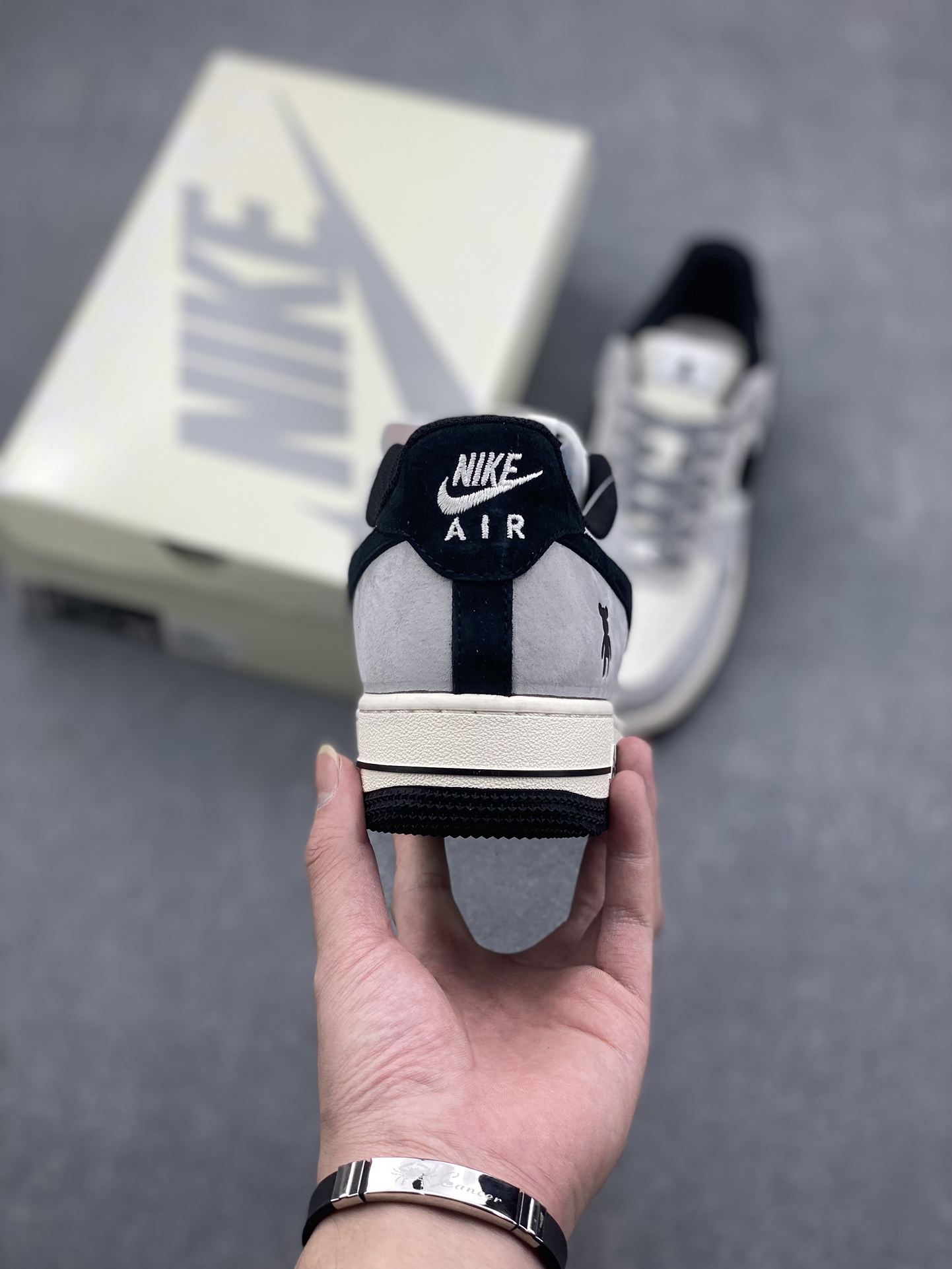 Nike Air Force 1 '07 Low 'Grately Bear' - Gray/Black Sneakers, Limited Edition 5 i1729023086 1817 0