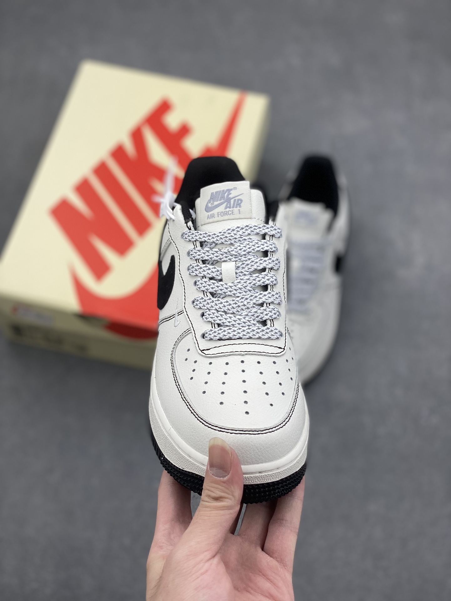 Nike Air Force 1 Low Carhartt White Black Sneakers - Casual, Comfortable 3 i1729104195 883 2