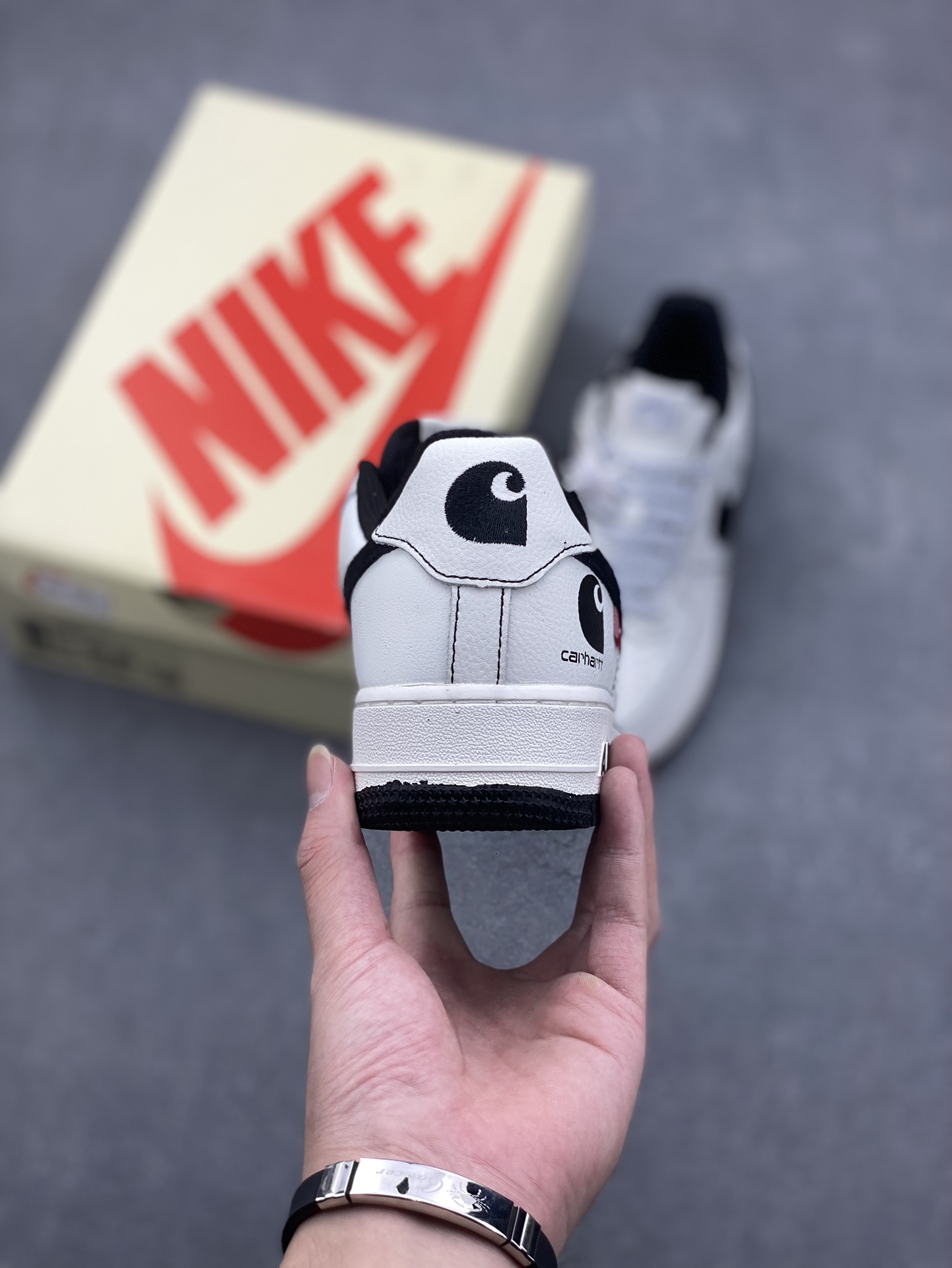 Nike Air Force 1 Low Carhartt White Black Sneakers - Casual, Comfortable 5 i1729104196 1442 7