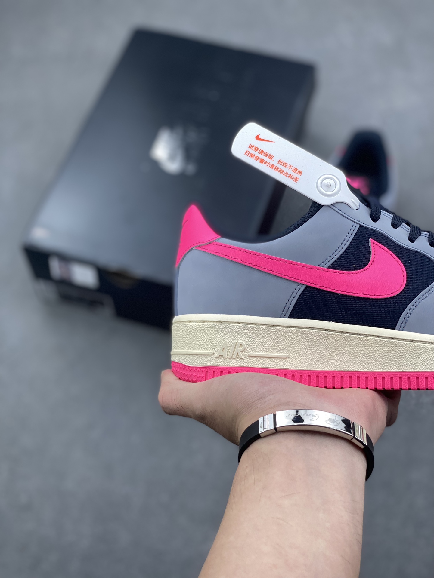 Nike Air Force 1 Low '07 Gray Blue Pink Women's Shoes FB8876-401 6 i1729104251 273 6