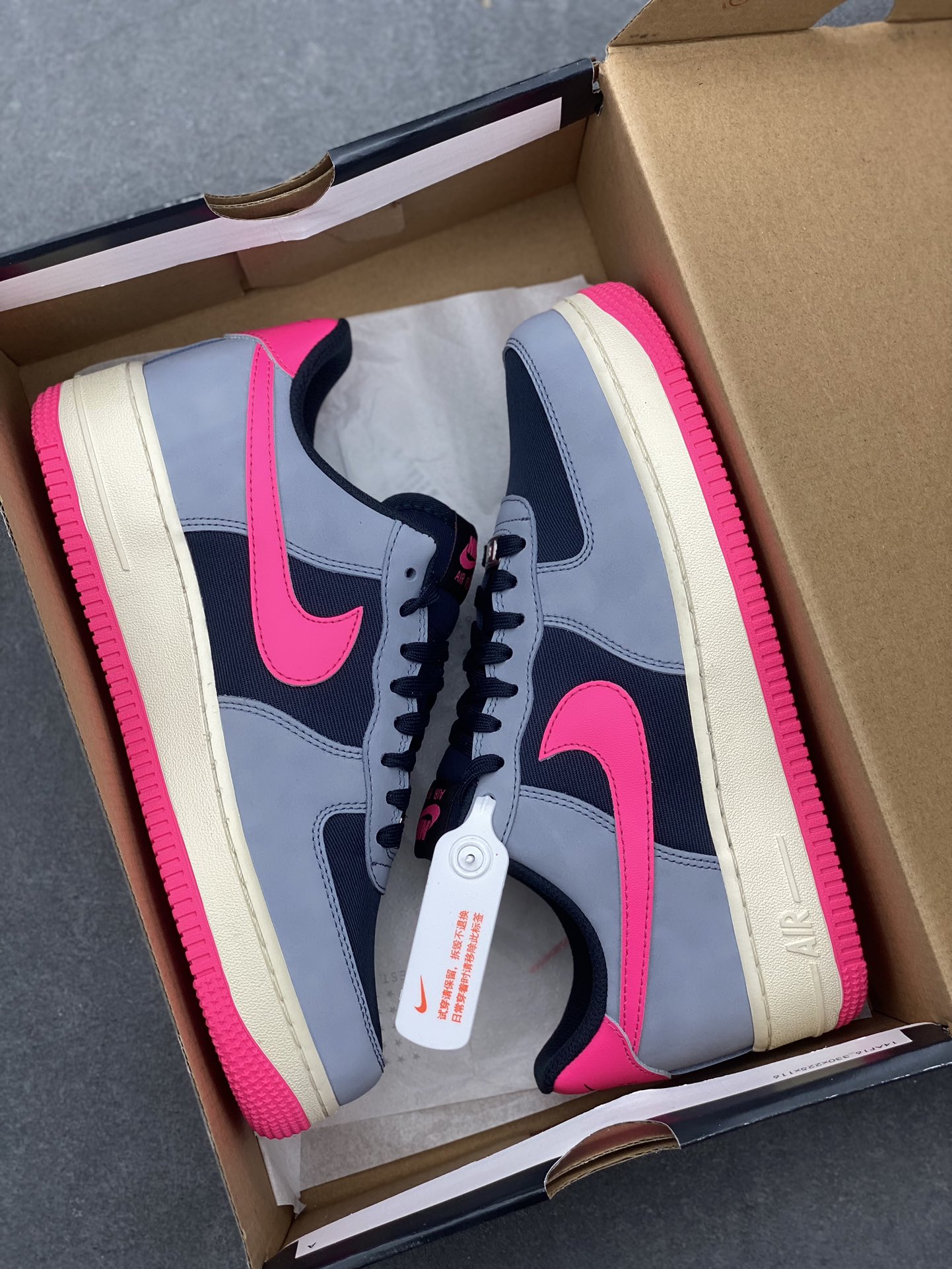 Nike Air Force 1 Low '07 Gray Blue Pink Women's Shoes FB8876-401 10 i1729104251 4517 8