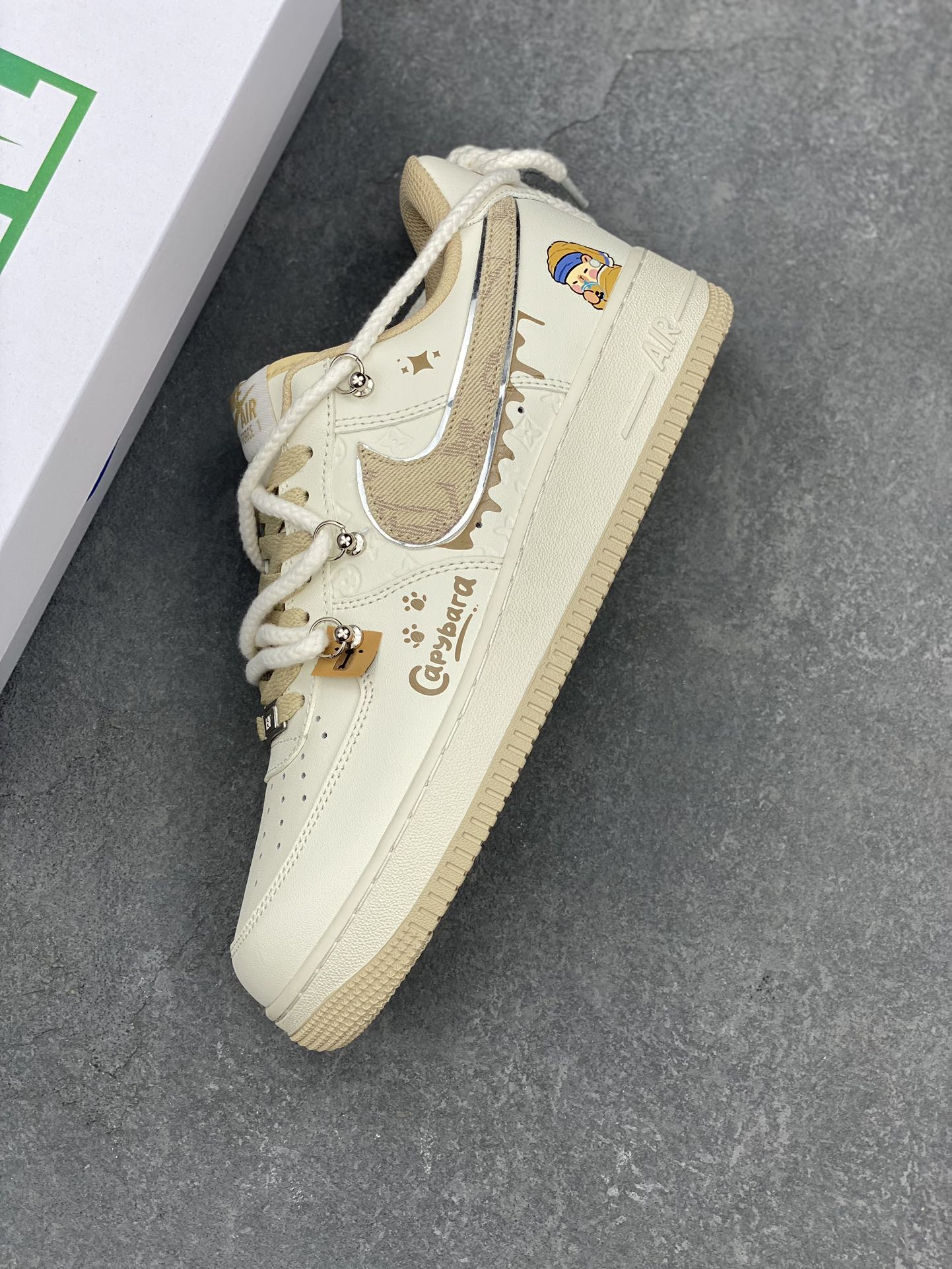 Nike Air Force 1 Low x Capybara "Pearl Girl" Sneakers - Limited Edition 8 i1729104351 1830 3