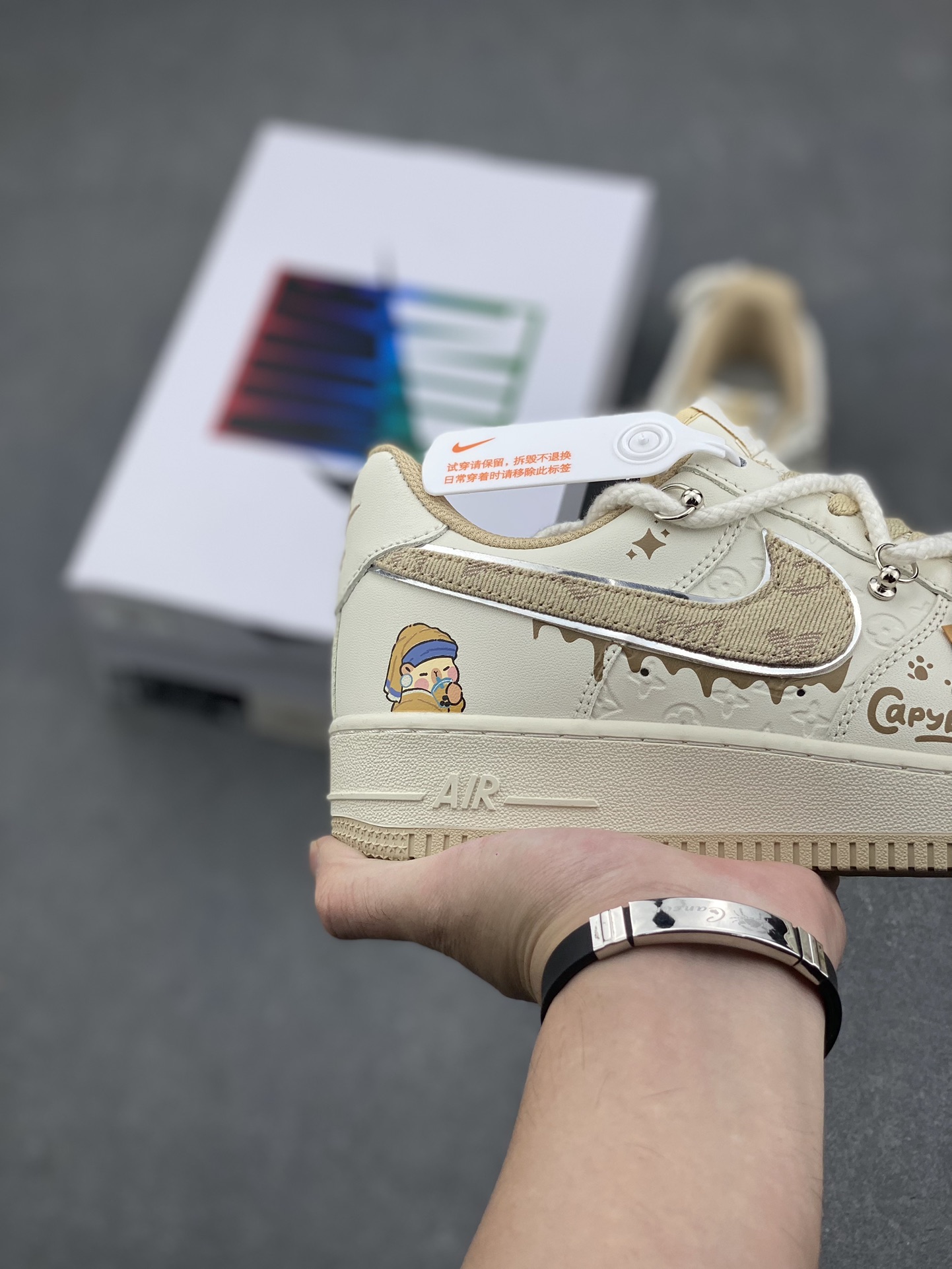 Nike Air Force 1 Low x Capybara "Pearl Girl" Sneakers - Limited Edition 6 i1729104351 4373 4