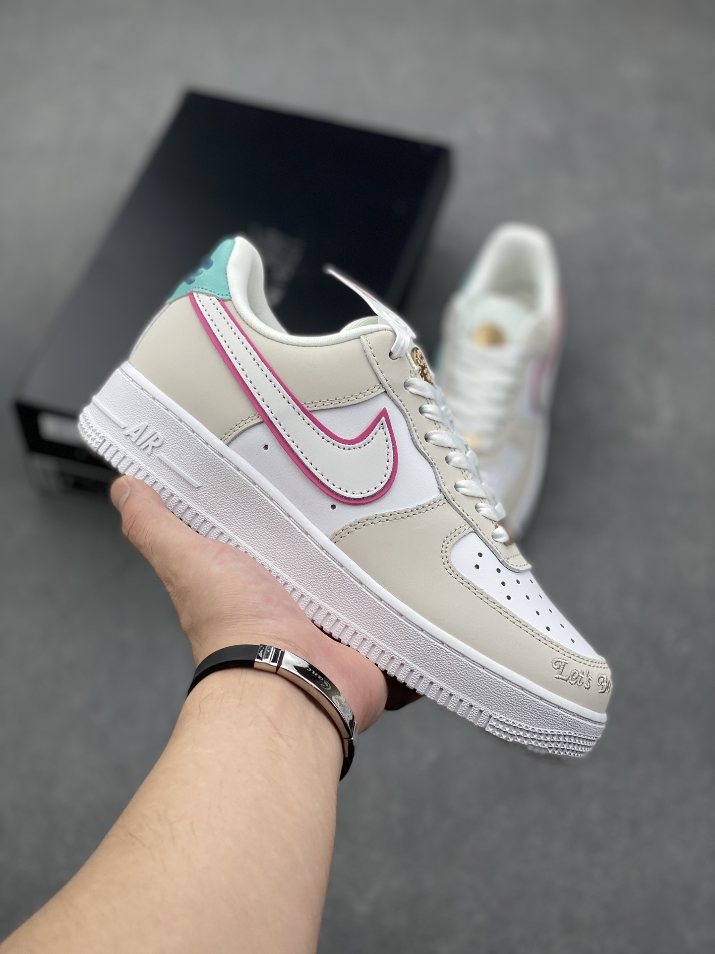Nike Air Force 1 '07 Low Olympic White Pink Sneakers HM3694-011 2 i1729268142 2260 0