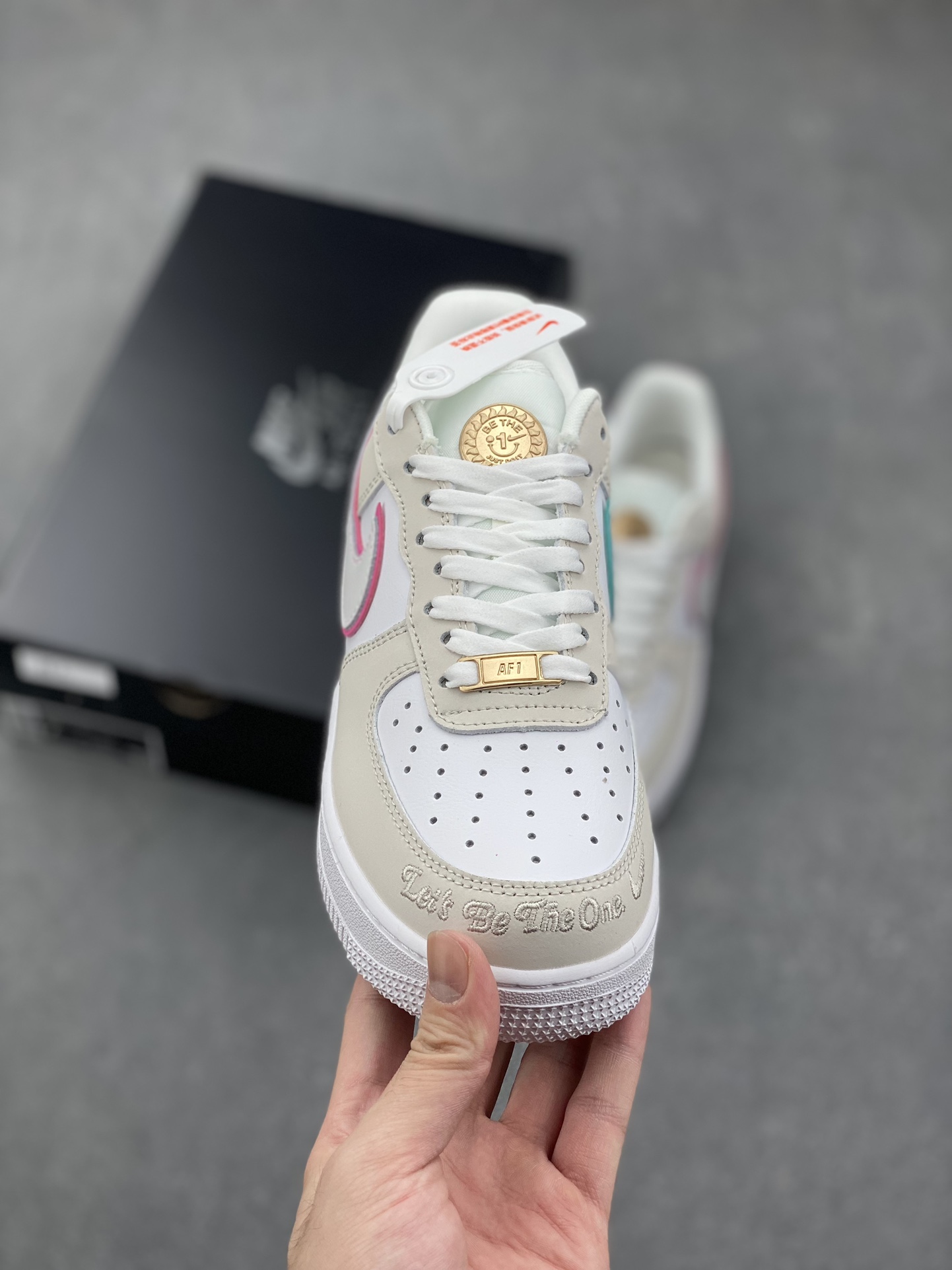 Nike Air Force 1 '07 Low Olympic White Pink Sneakers HM3694-011 3 i1729268142 2509 6