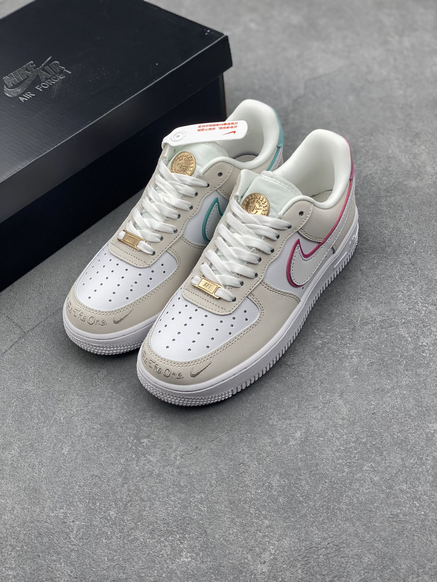 Nike Air Force 1 '07 Low Olympic White Pink Sneakers HM3694-011 9 i1729268142 4901 2