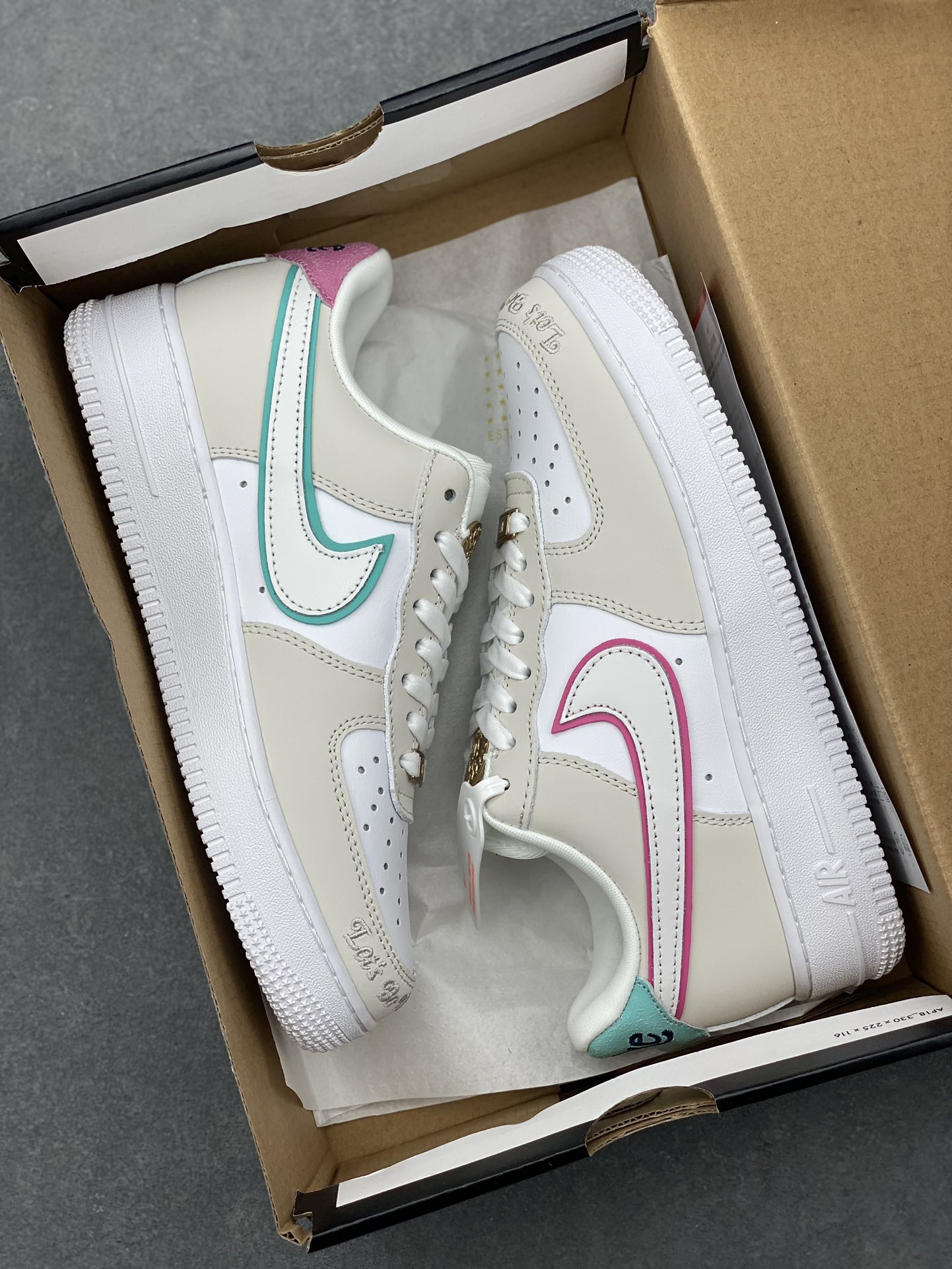 Nike Air Force 1 '07 Low Olympic White Pink Sneakers HM3694-011 10 i1729268142 8710 7