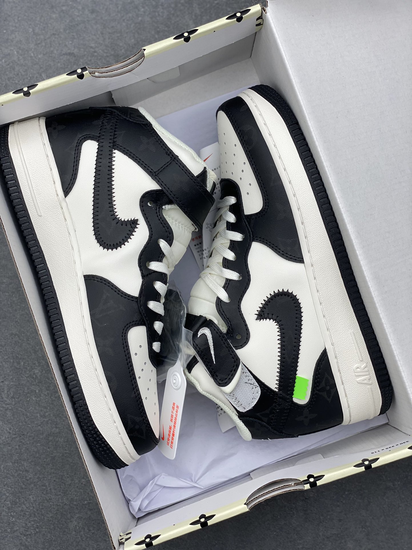 Nike Air Force 1 Mid Black White - Iconic Style, Superior Comfort Shoes 10 i1729268217 5092 7