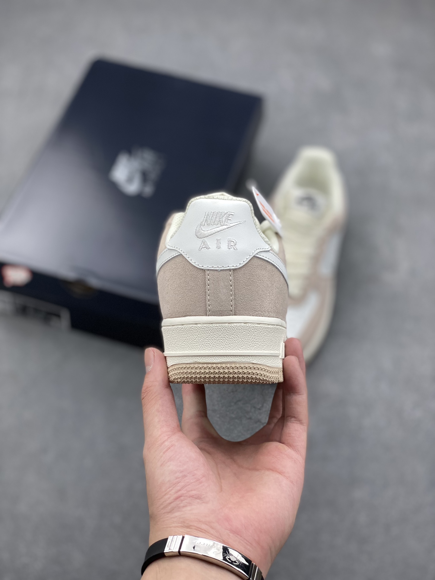 Nike Air Force 1 Low '07 Suede White Brown Wheat Casual Sneakers 5 i1729268278 9255 0