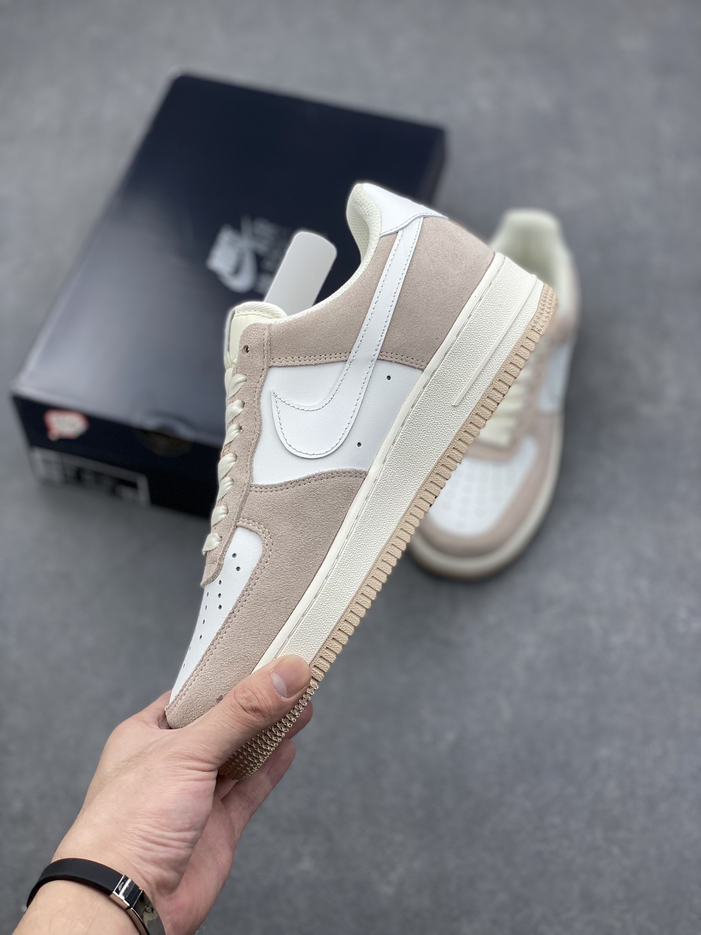 Nike Air Force 1 Low '07 Suede White Brown Wheat Casual Sneakers 4 i1729268279 7879 7