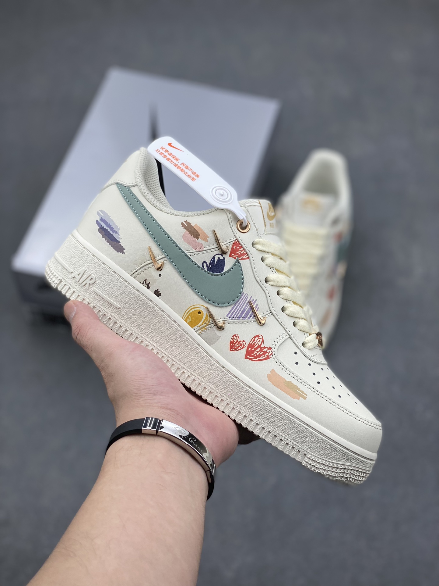 Nike Air Force 1 Low Anime Custom Sneakers - Mint Mambo, Limited Edition 2 i1729354340 2198 3