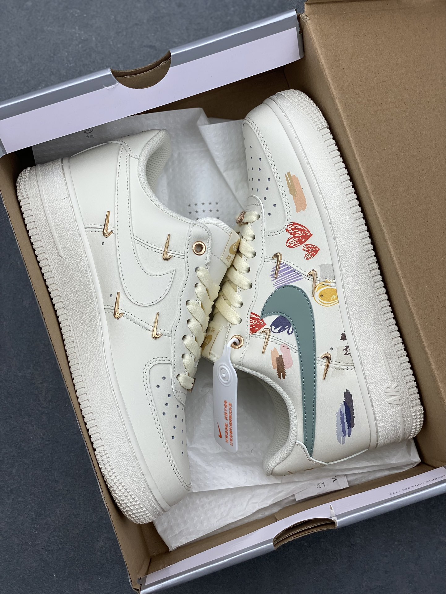 Nike Air Force 1 Low Anime Custom Sneakers - Mint Mambo, Limited Edition 10 i1729354340 3356 8